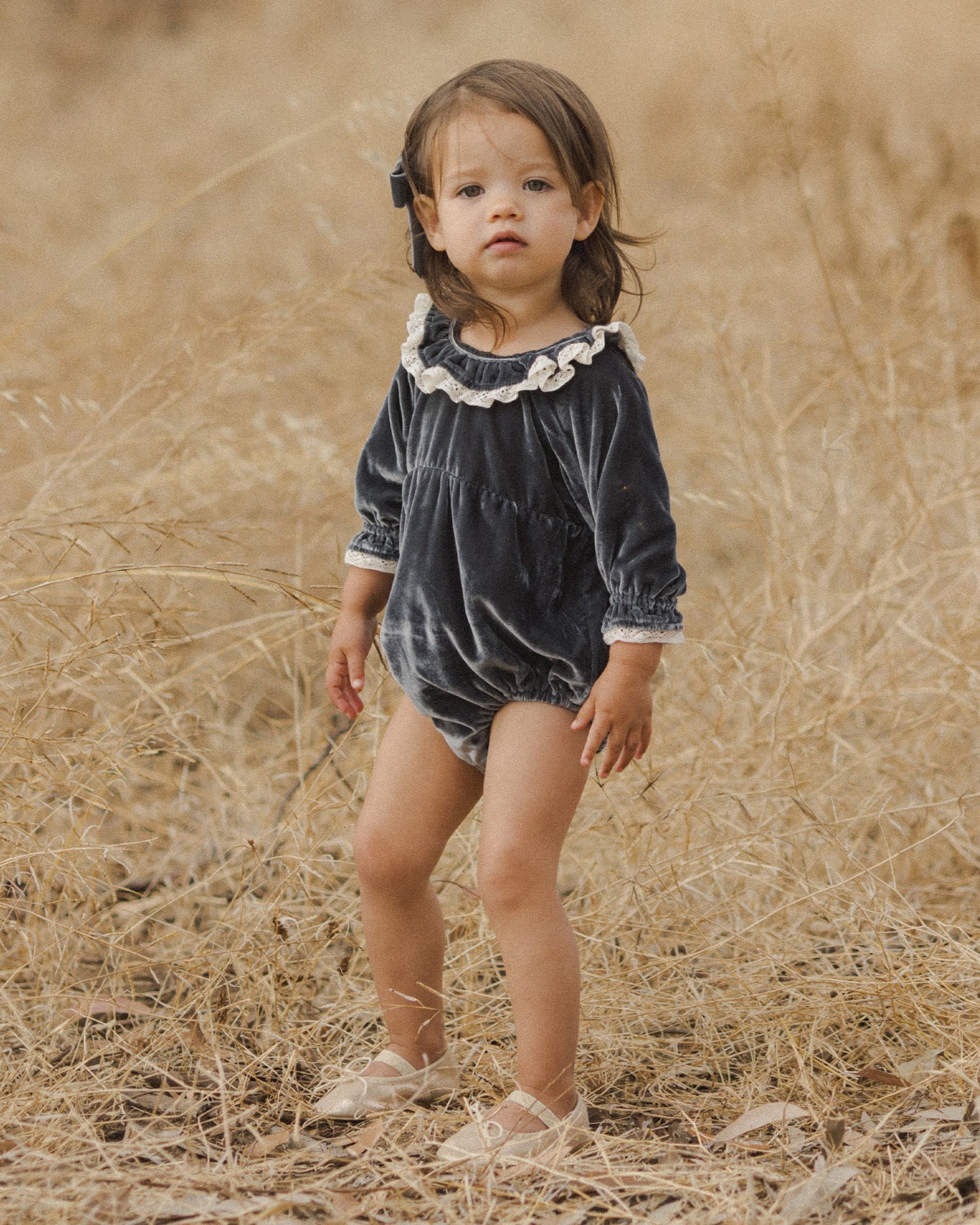 Adeline Romper || Midnight