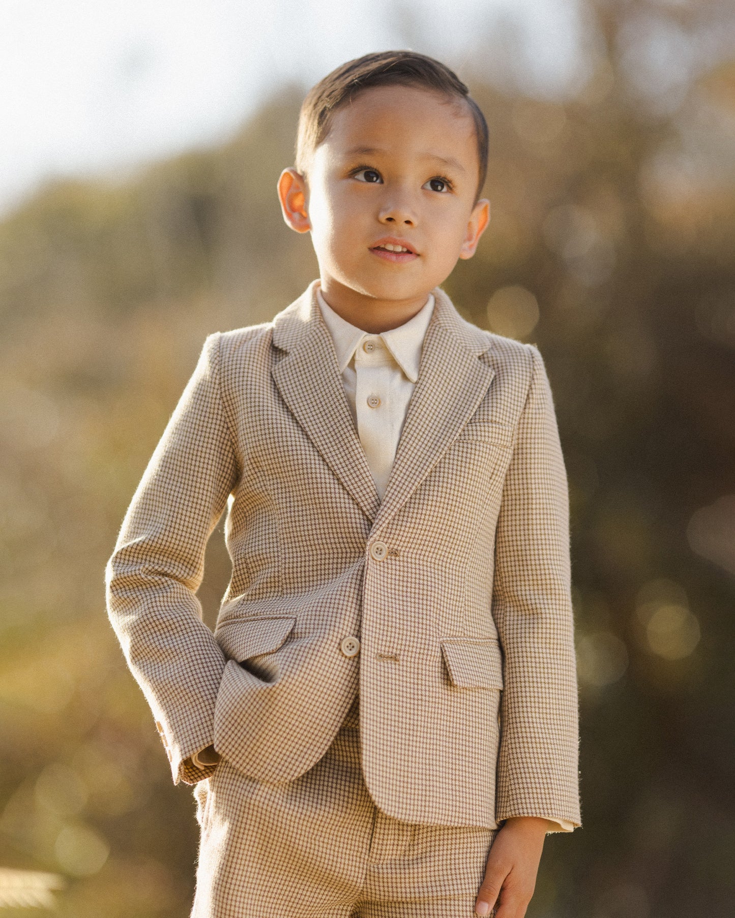 Sebastian Blazer || Golden Houndstooth