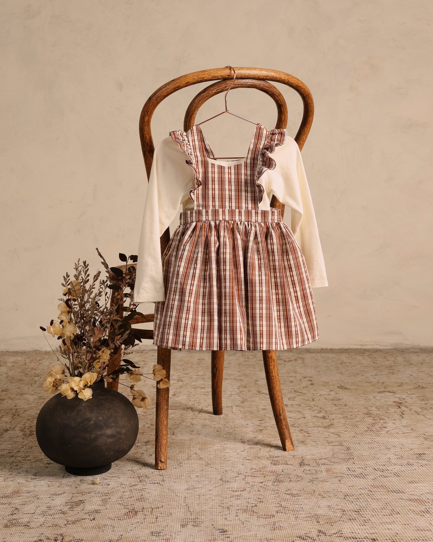 Agatha Dress || Copper Plaid