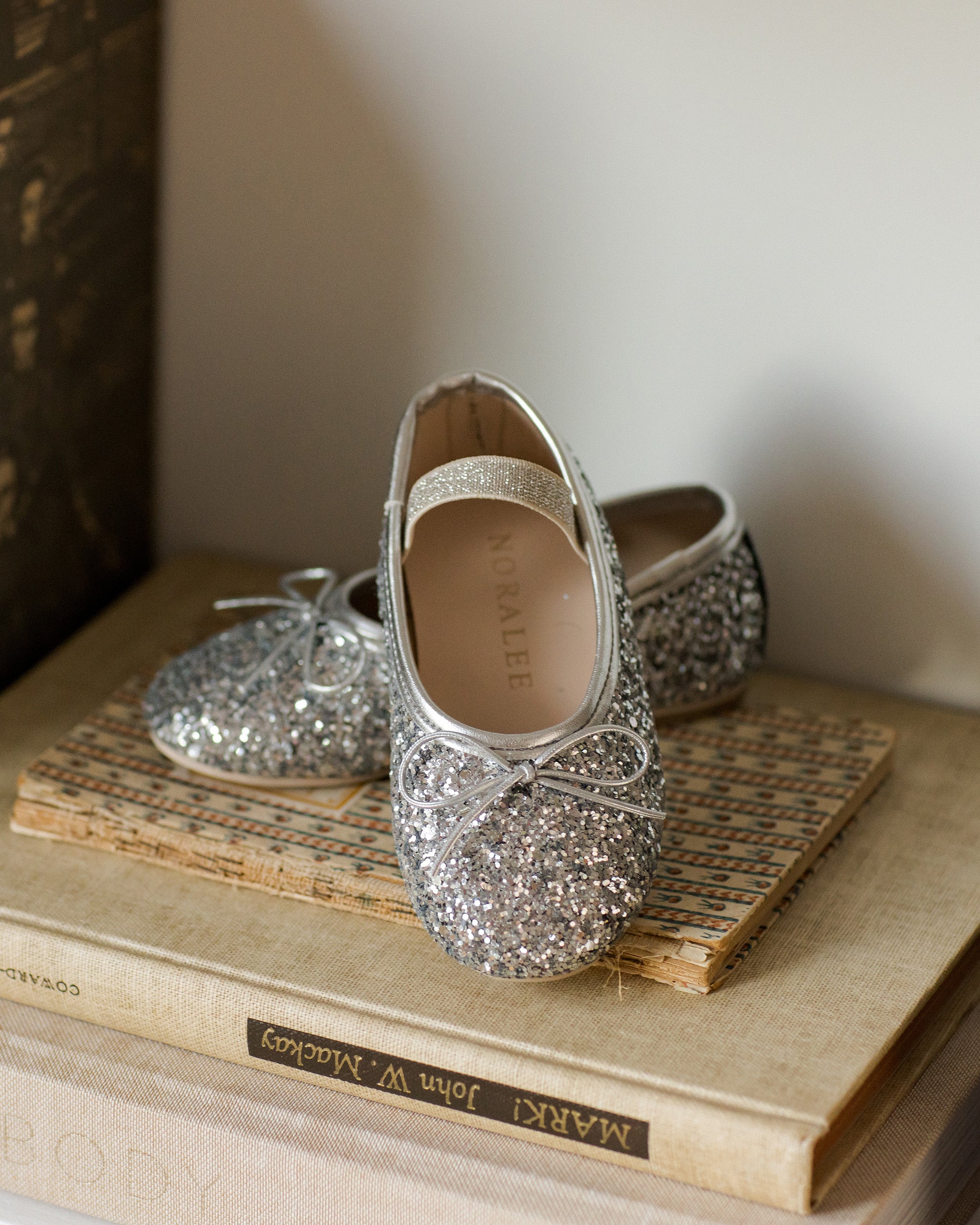 Ballet Flats | Silver Sparkle - Rylee + Cru | Kids Clothes | Trendy Baby Clothes | Modern Infant Outfits |