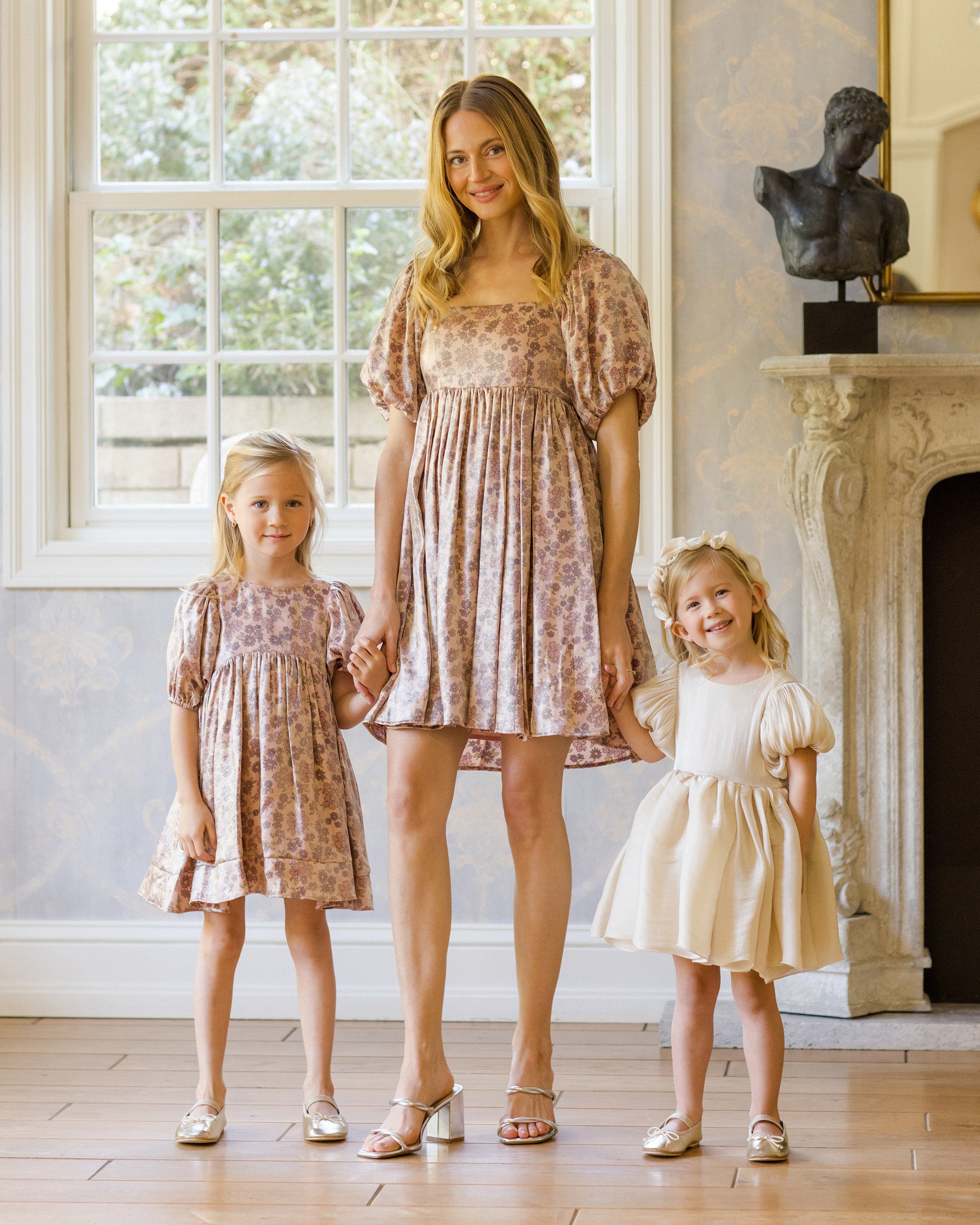 Vivian Dress || Harvest Fleur - Rylee + Cru | Kids Clothes | Trendy Baby Clothes | Modern Infant Outfits |