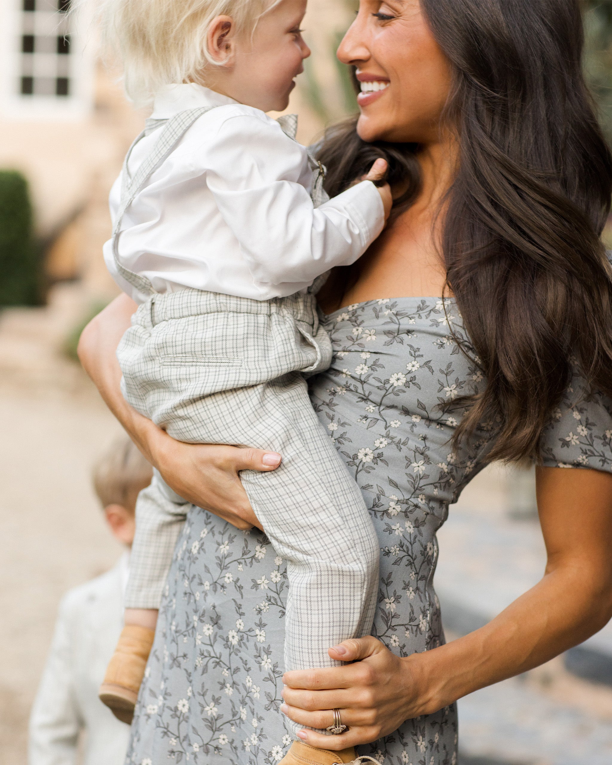 Violet Dress || French Blue Floral - Rylee + Cru | Kids Clothes | Trendy Baby Clothes | Modern Infant Outfits |