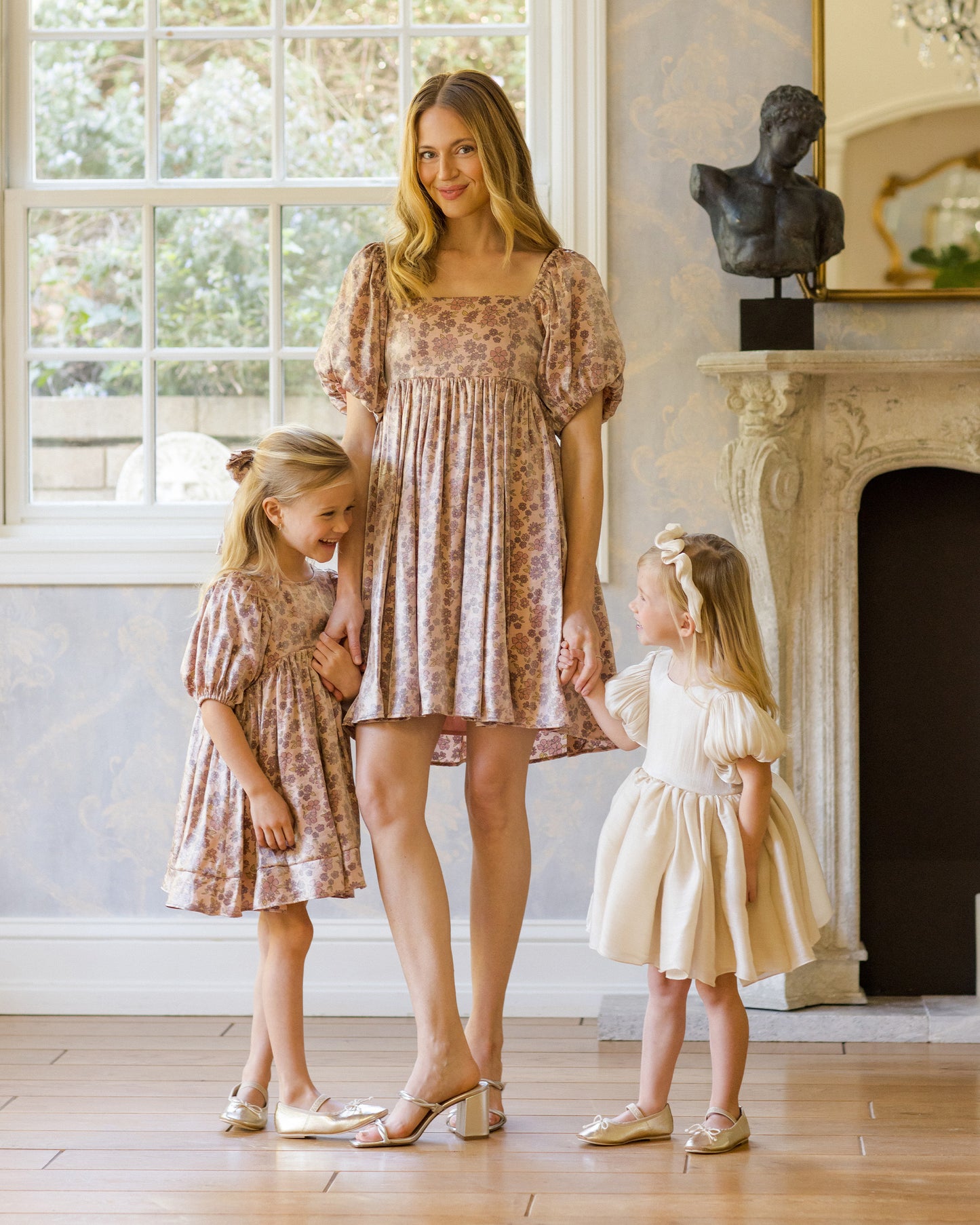 Vivian Dress || Harvest Fleur - Rylee + Cru | Kids Clothes | Trendy Baby Clothes | Modern Infant Outfits |