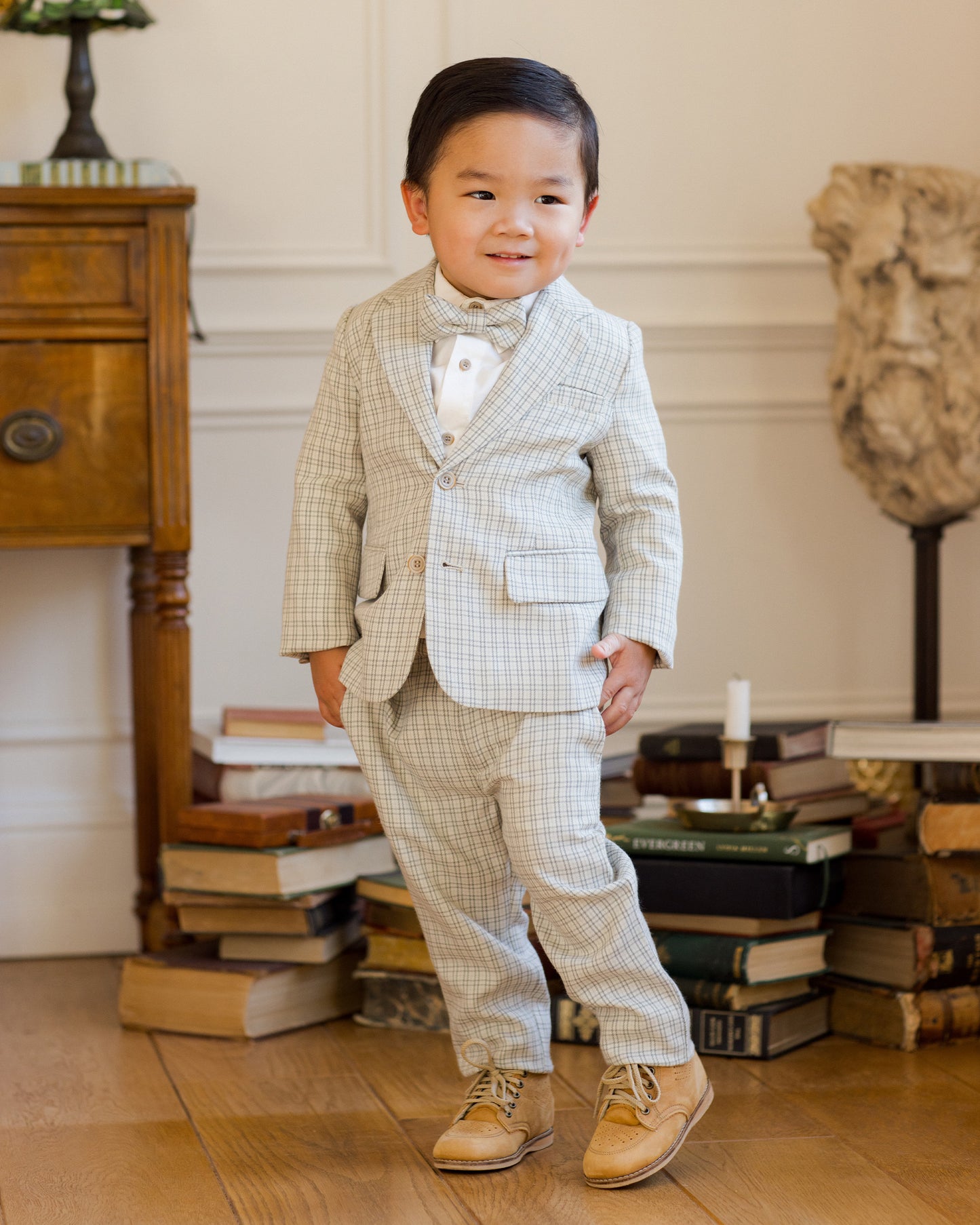 Bow Tie | French Blue - Rylee + Cru | Kids Clothes | Trendy Baby Clothes | Modern Infant Outfits |