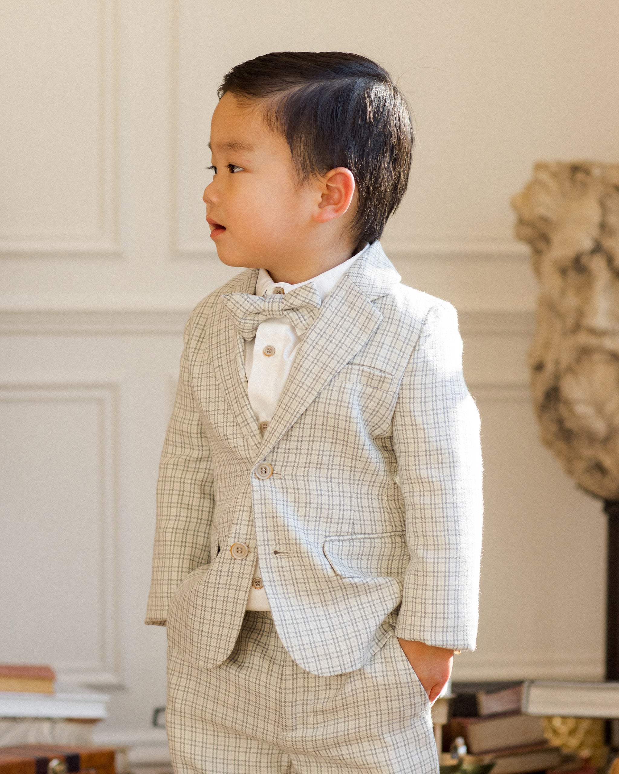 Bow Tie | French Blue - Rylee + Cru | Kids Clothes | Trendy Baby Clothes | Modern Infant Outfits |