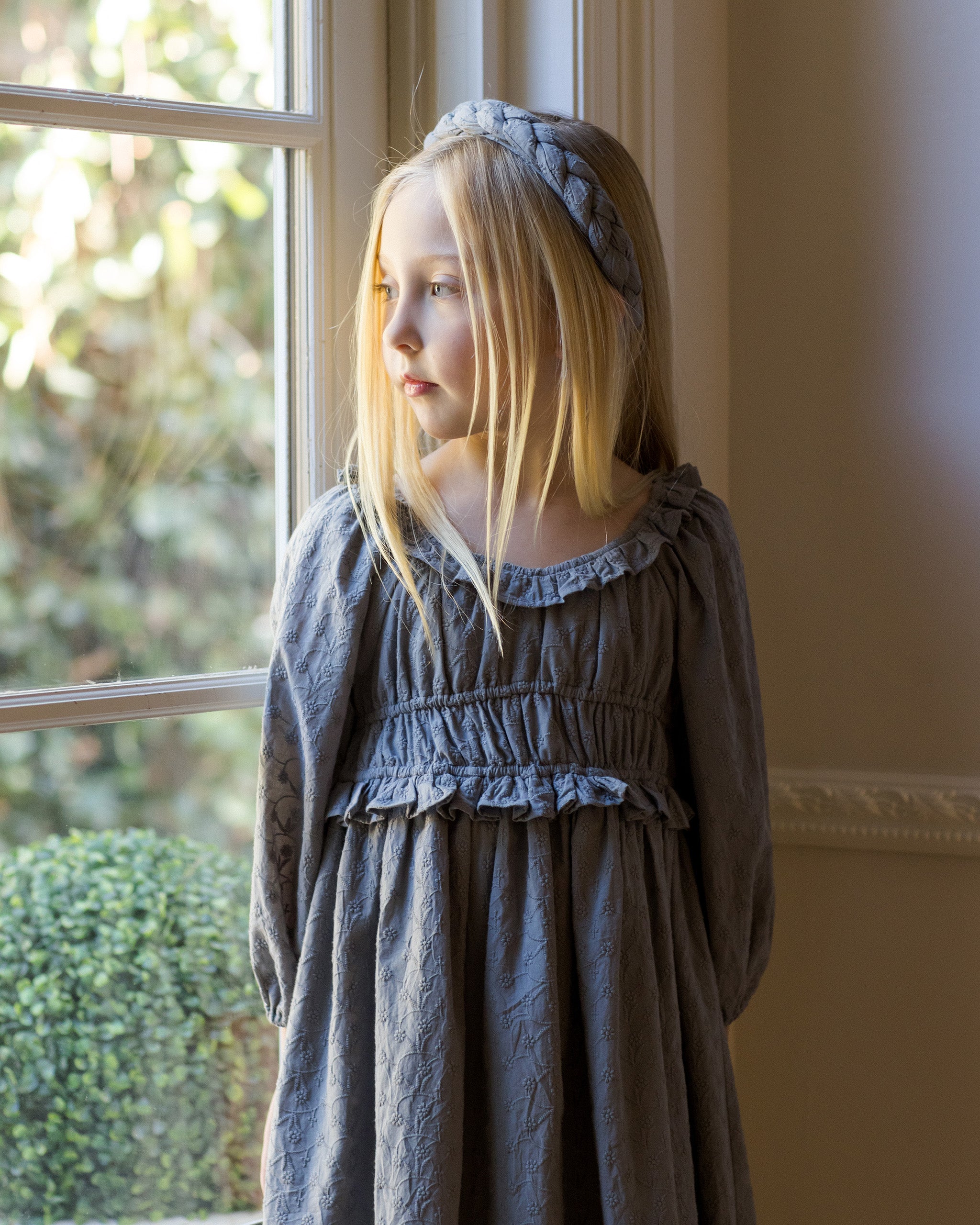 Braided Headband | French Blue - Rylee + Cru | Kids Clothes | Trendy Baby Clothes | Modern Infant Outfits |