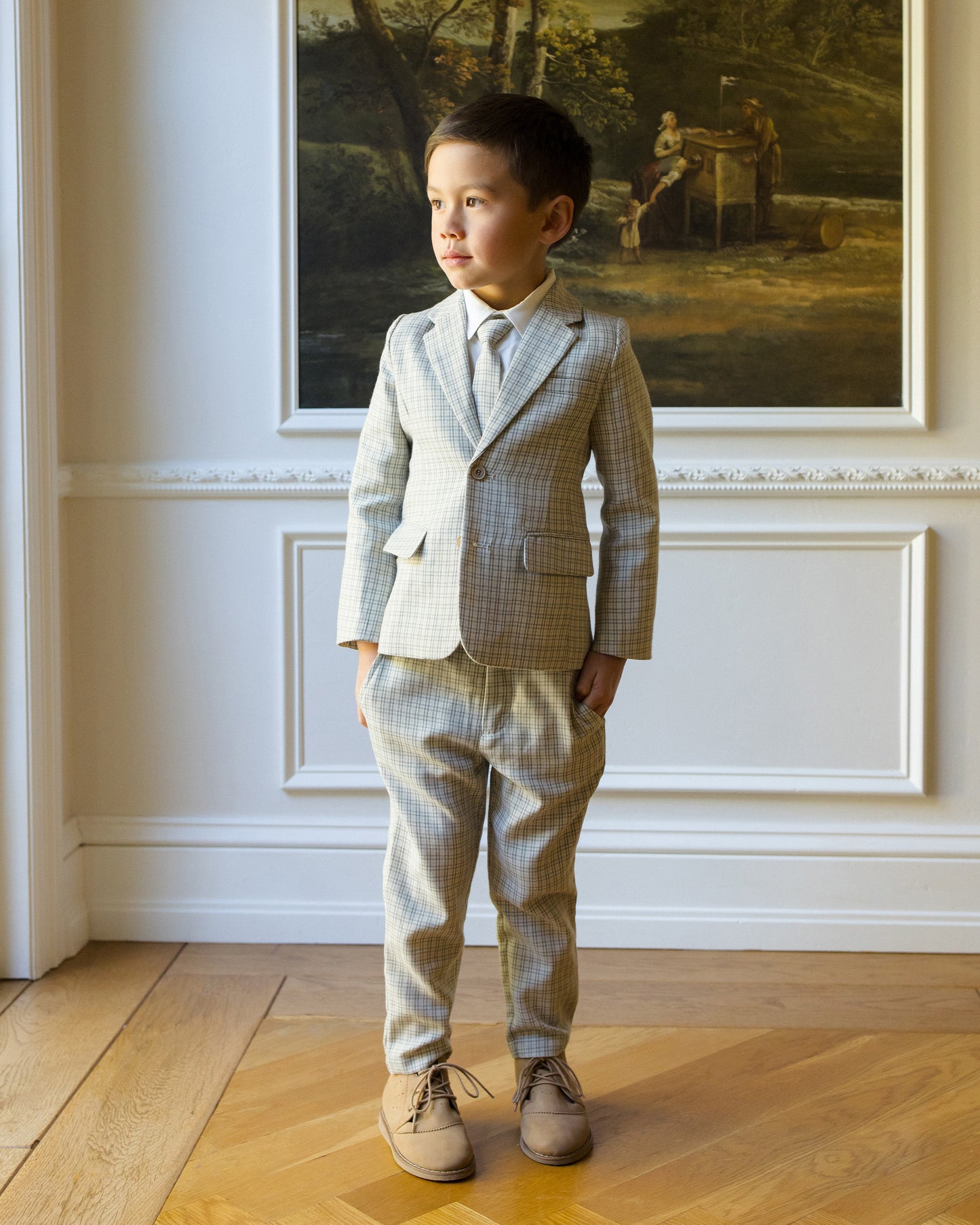 Sebastian Pant | French Blue - Rylee + Cru | Kids Clothes | Trendy Baby Clothes | Modern Infant Outfits |