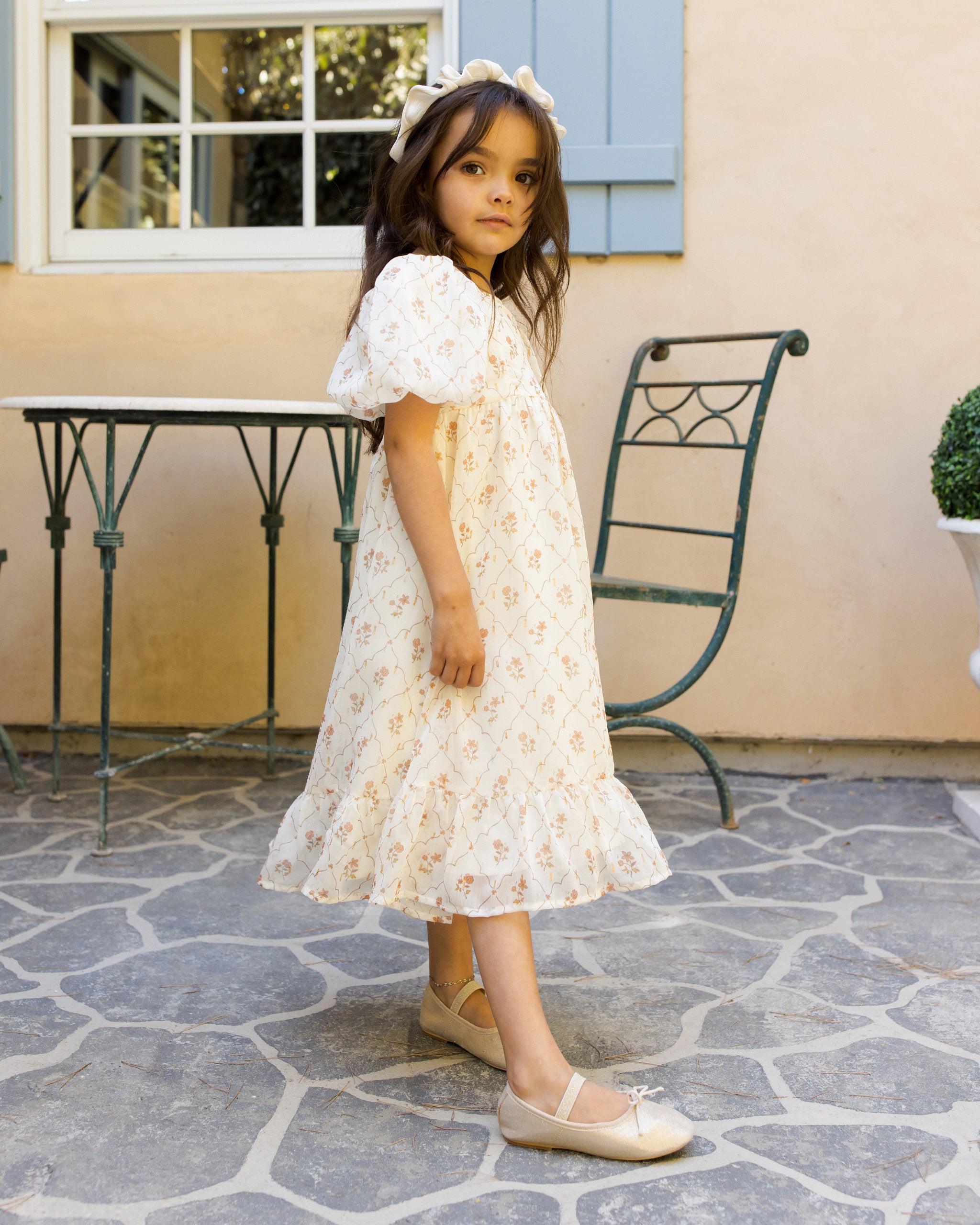 Gathered Headband | Ecru - Rylee + Cru | Kids Clothes | Trendy Baby Clothes | Modern Infant Outfits |