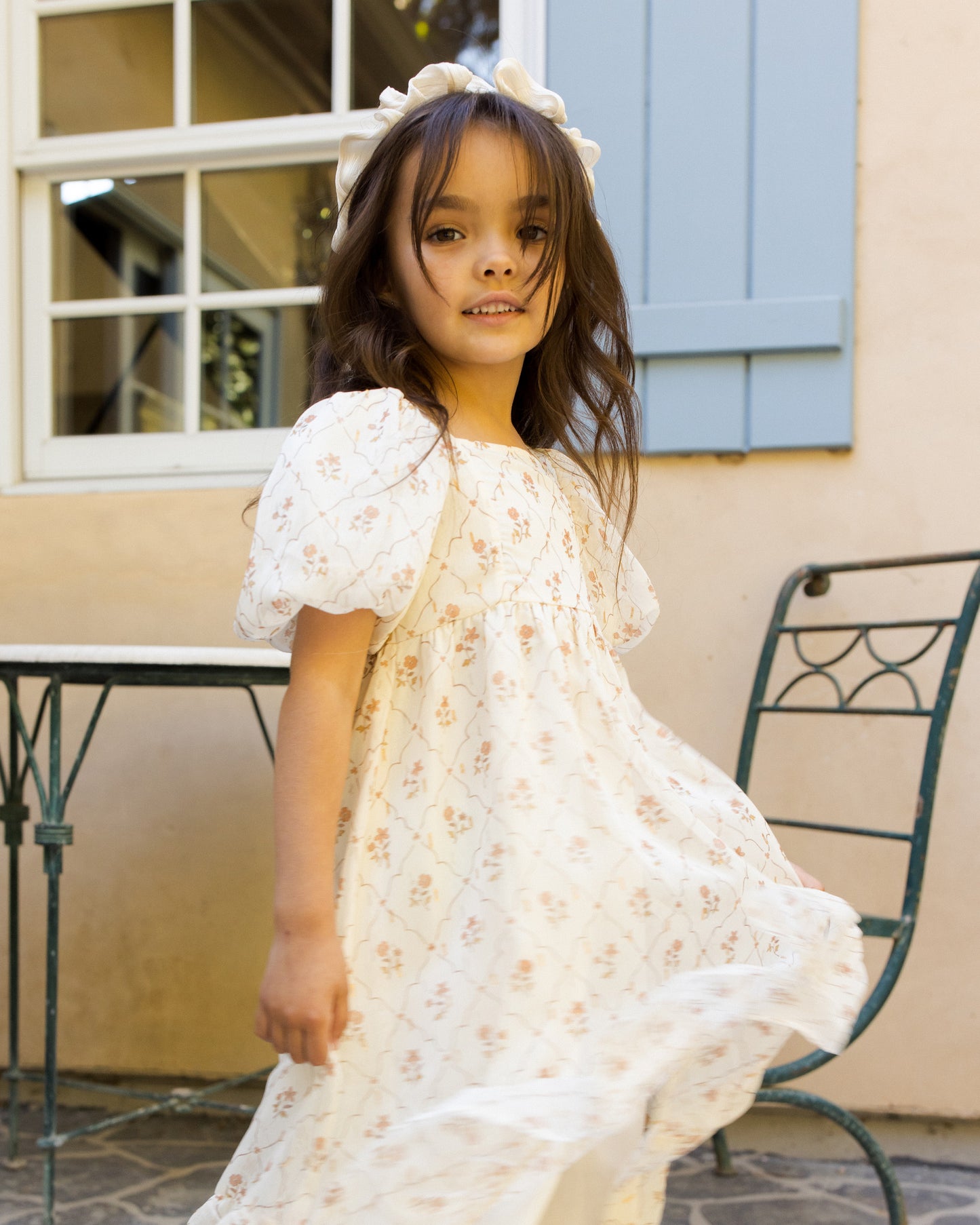 Gathered Headband | Ecru - Rylee + Cru | Kids Clothes | Trendy Baby Clothes | Modern Infant Outfits |