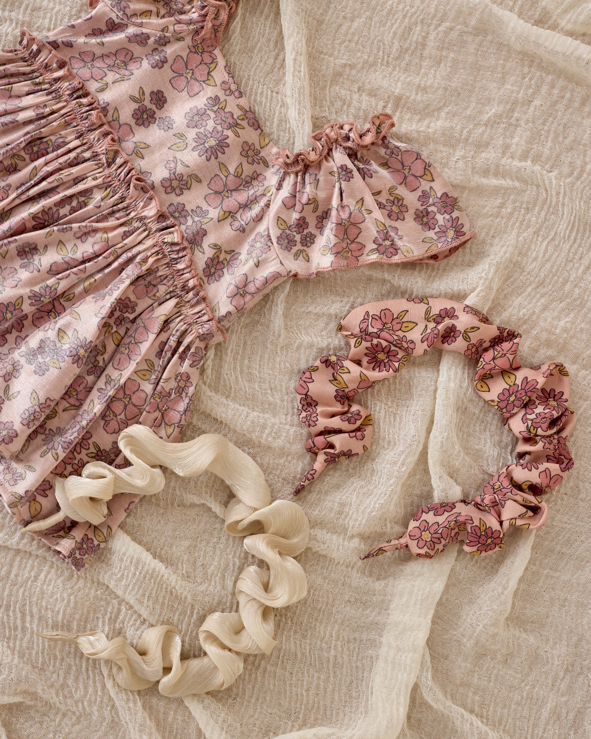 Gathered Headband | Harvest Fleur - Rylee + Cru | Kids Clothes | Trendy Baby Clothes | Modern Infant Outfits |