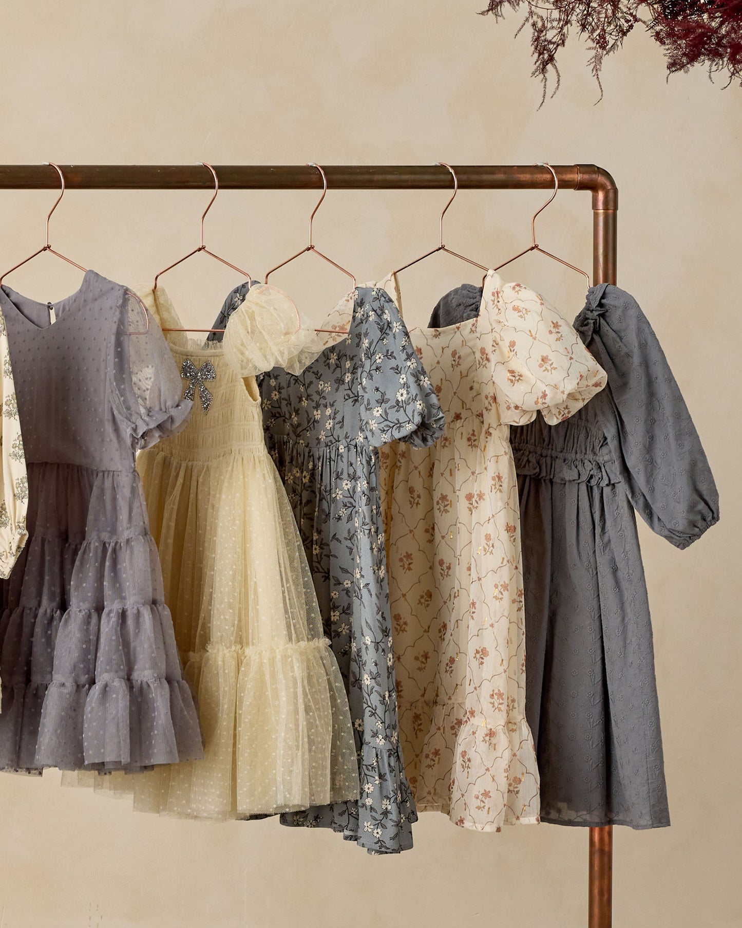 Augusta Dress | Victorian Flora - Rylee + Cru | Kids Clothes | Trendy Baby Clothes | Modern Infant Outfits |