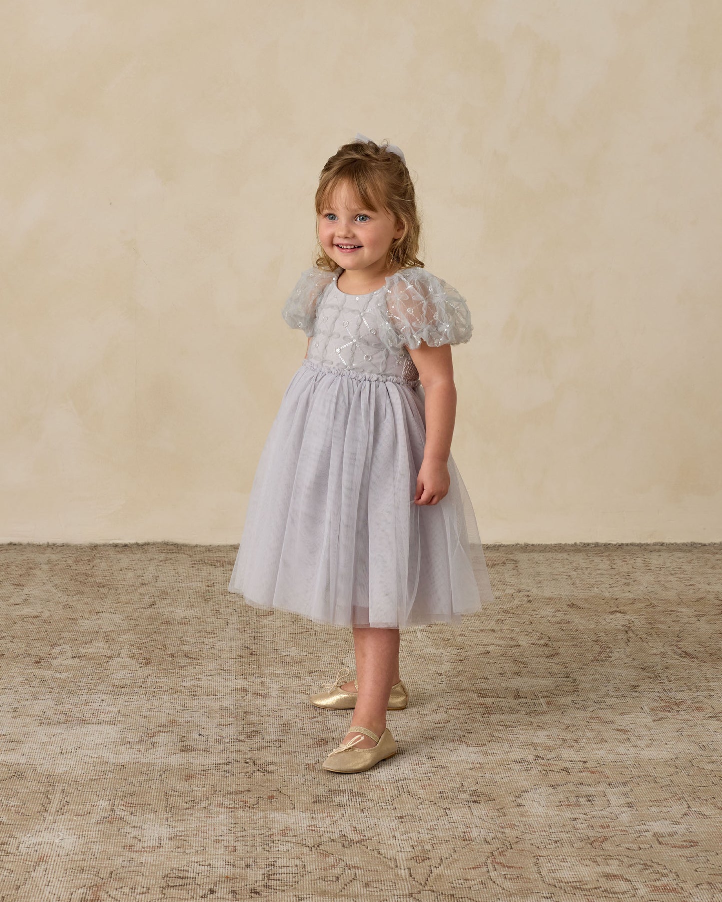 Dorothy Dress | Cloud - Rylee + Cru | Kids Clothes | Trendy Baby Clothes | Modern Infant Outfits |