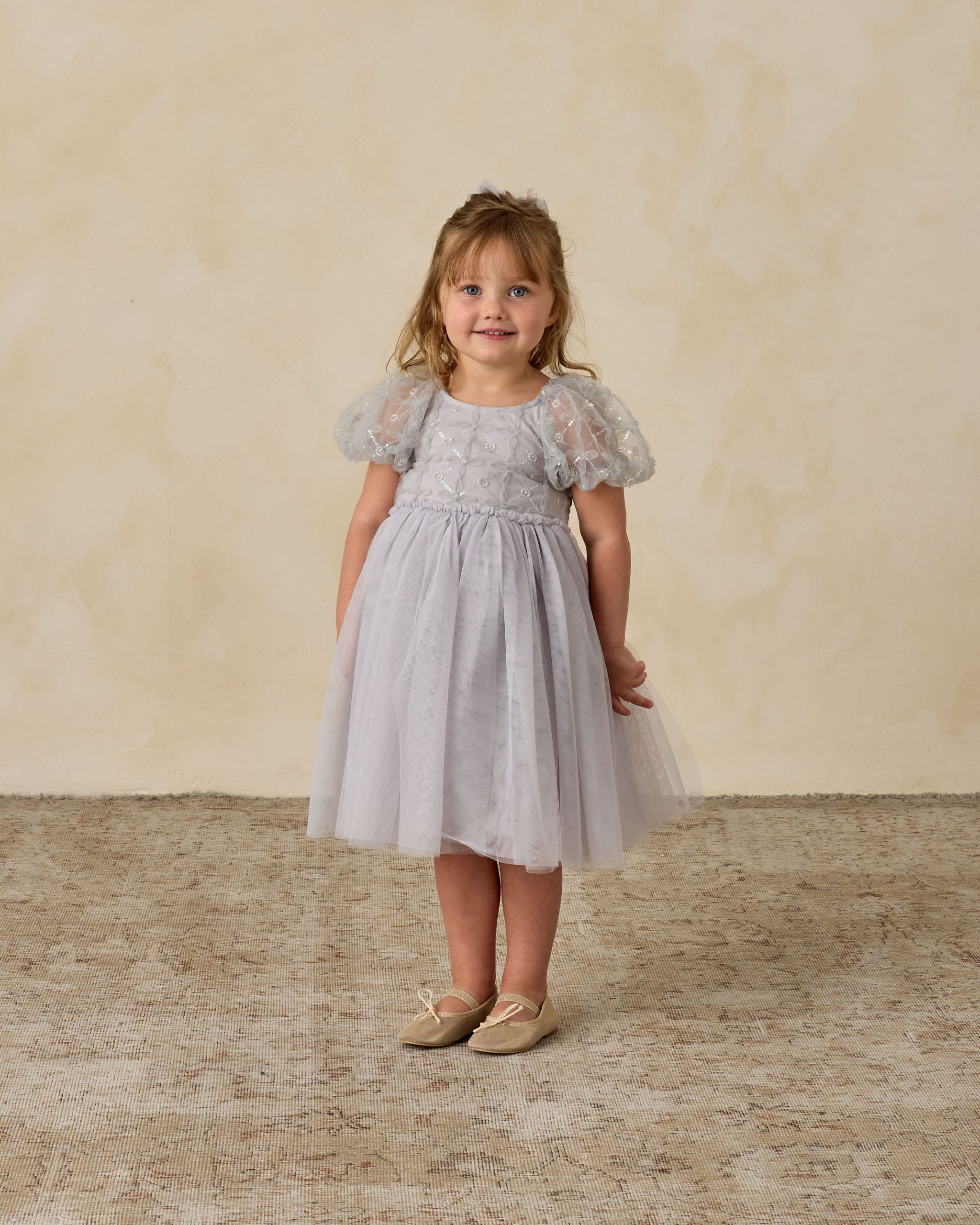 Dorothy Dress | Cloud - Rylee + Cru | Kids Clothes | Trendy Baby Clothes | Modern Infant Outfits |