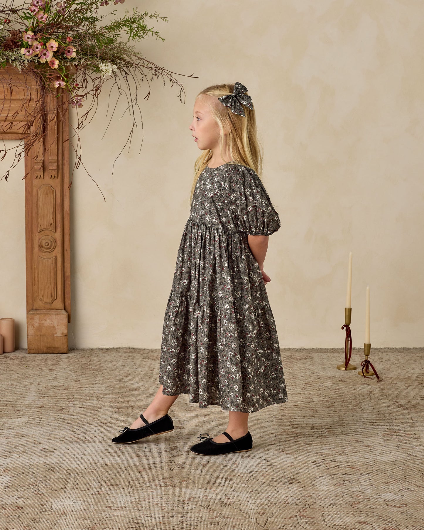 Norah Bow | Holiday Meadow - Rylee + Cru | Kids Clothes | Trendy Baby Clothes | Modern Infant Outfits |