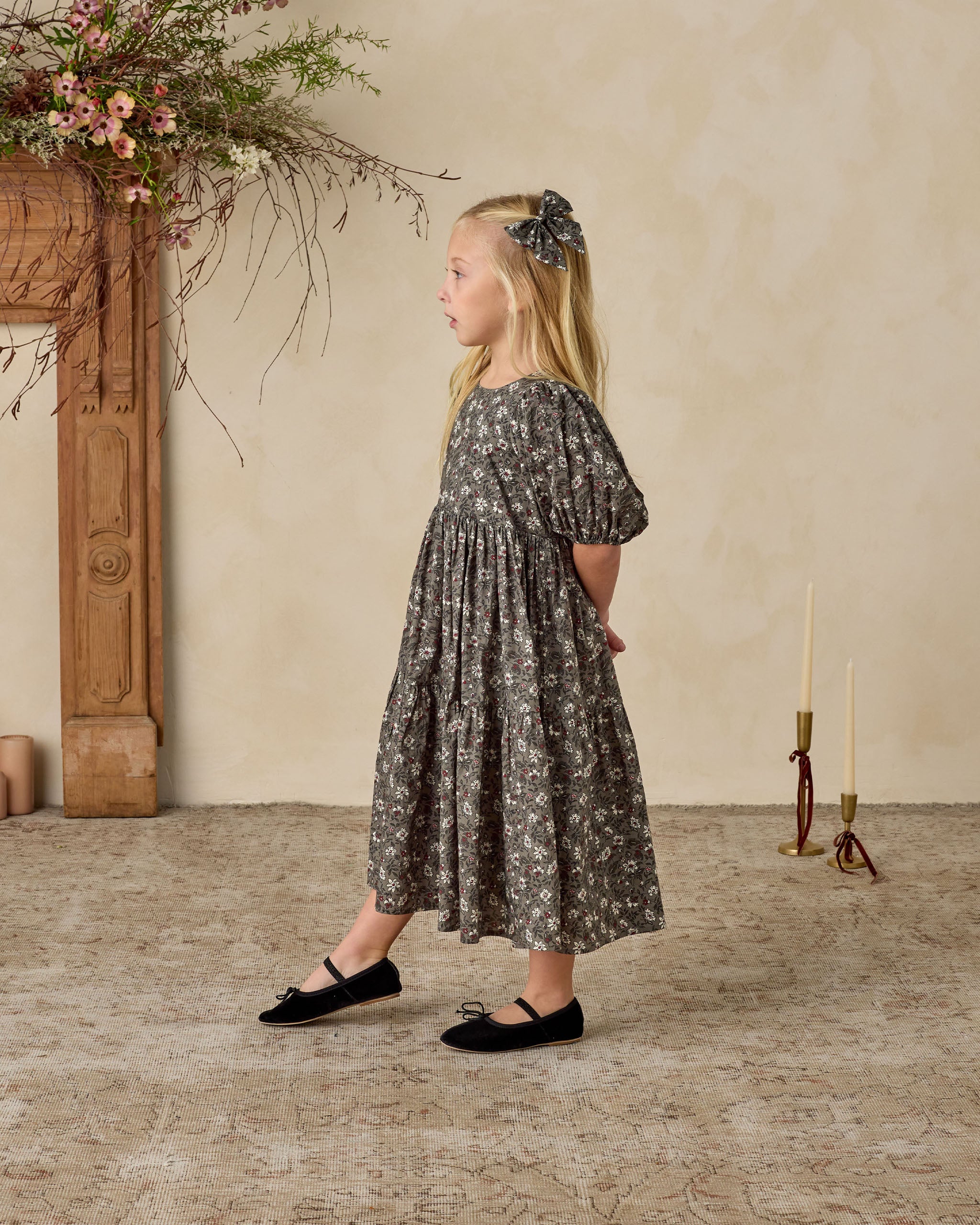 Norah Bow | Holiday Meadow - Rylee + Cru | Kids Clothes | Trendy Baby Clothes | Modern Infant Outfits |