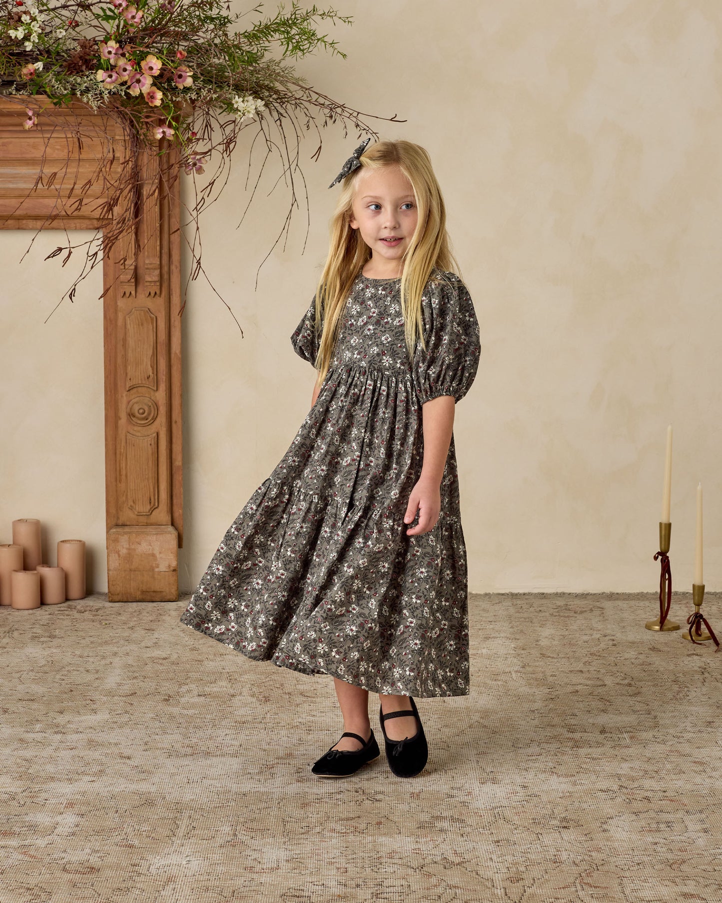 Chloe Dress | Holiday Meadow - Rylee + Cru | Kids Clothes | Trendy Baby Clothes | Modern Infant Outfits |