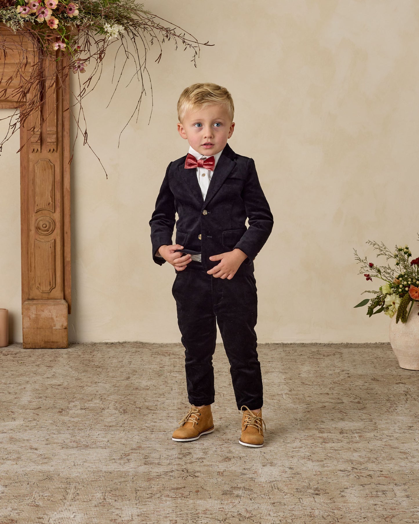 Sebastian Blazer | Black - Rylee + Cru | Kids Clothes | Trendy Baby Clothes | Modern Infant Outfits |