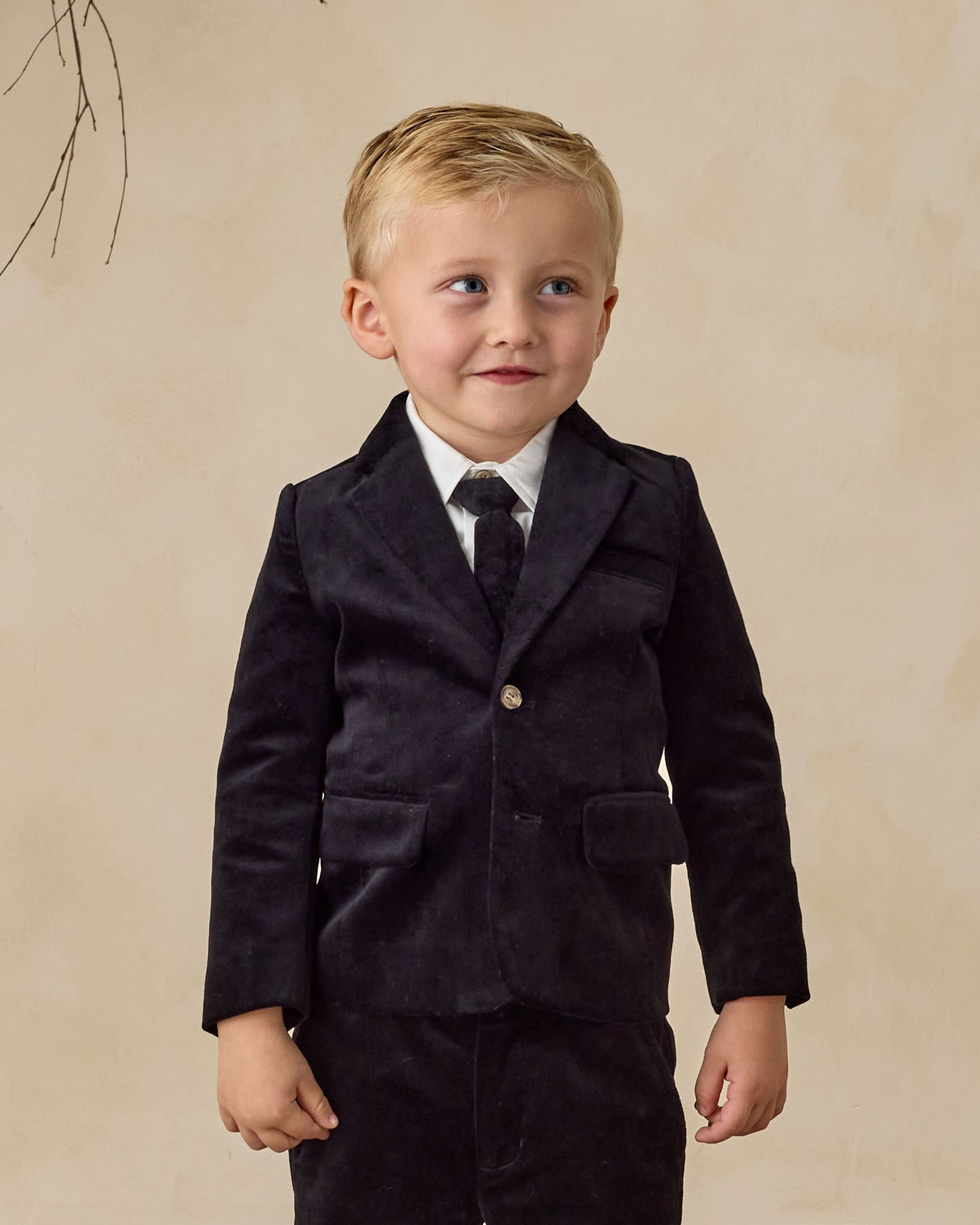 Skinny Tie | Black - Rylee + Cru | Kids Clothes | Trendy Baby Clothes | Modern Infant Outfits |