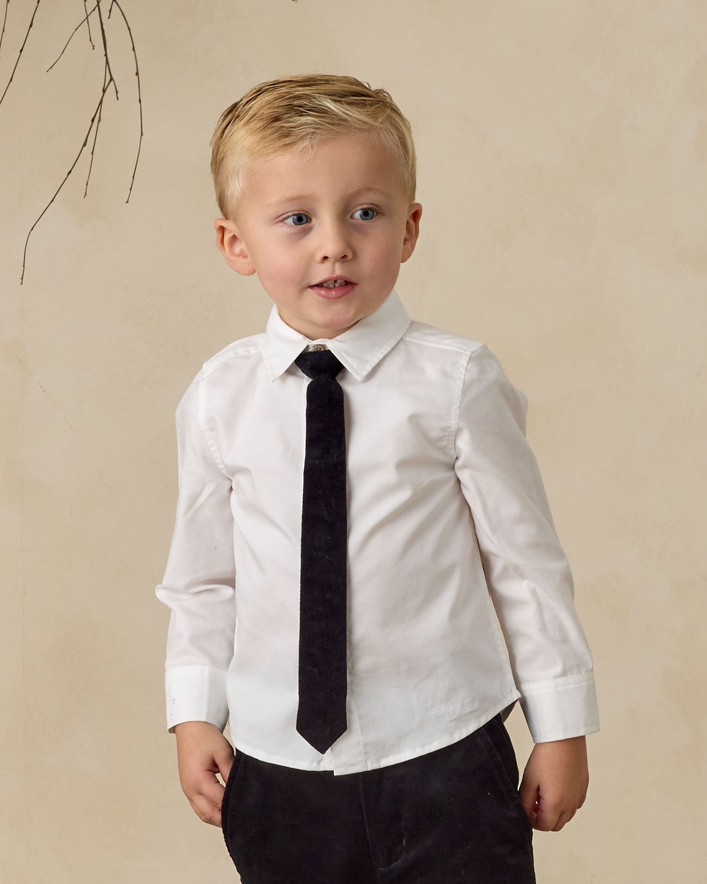 Harrison Button Down | White - Rylee + Cru | Kids Clothes | Trendy Baby Clothes | Modern Infant Outfits |