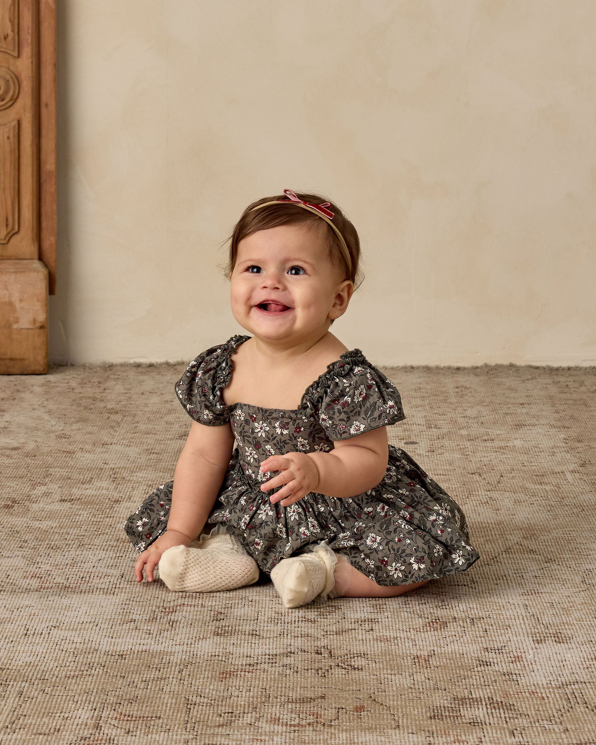 Baby Bow Headbands || Ruby, Pine - Rylee + Cru | Kids Clothes | Trendy Baby Clothes | Modern Infant Outfits |