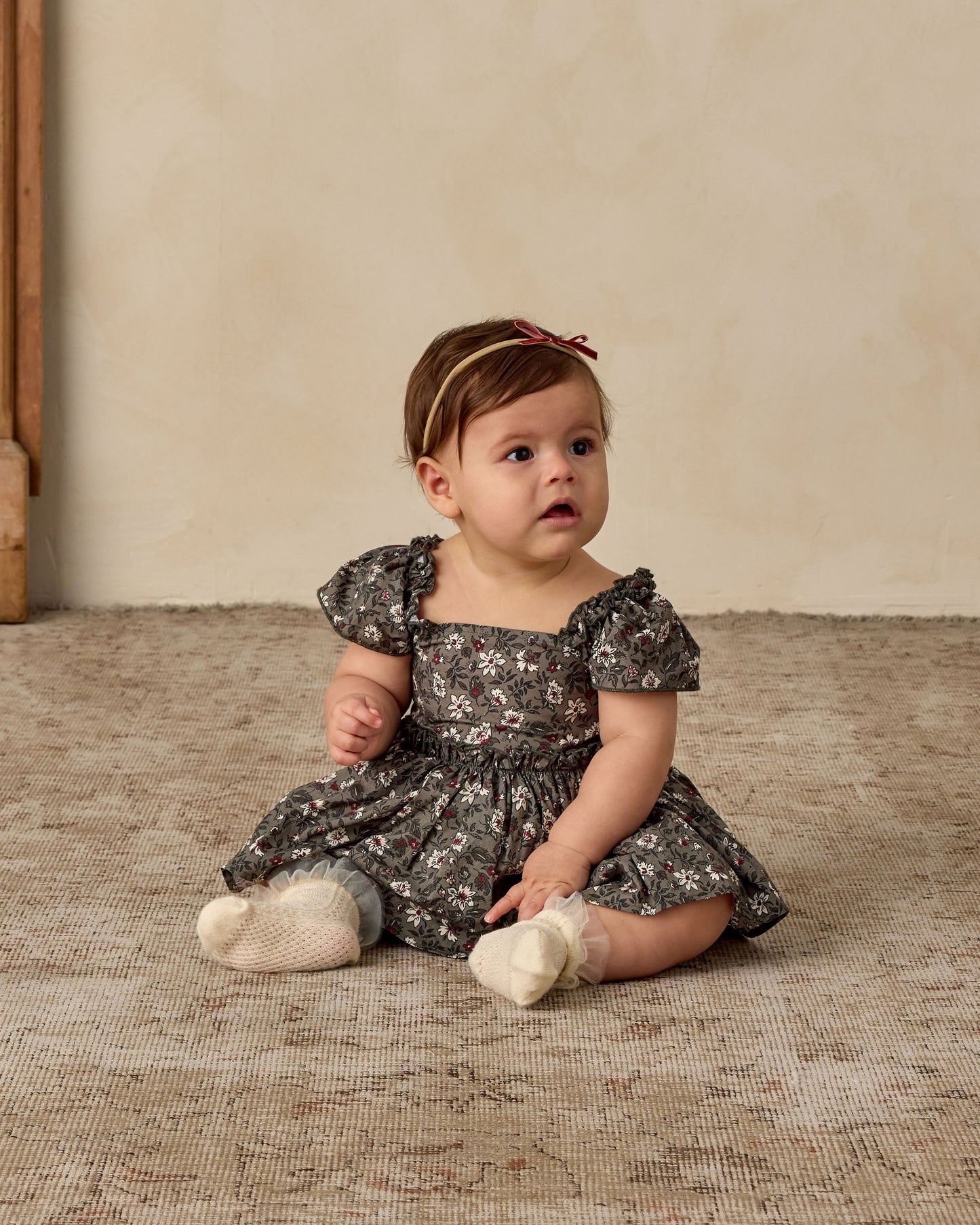 Margot Romper | Holiday Meadow - Rylee + Cru | Kids Clothes | Trendy Baby Clothes | Modern Infant Outfits |