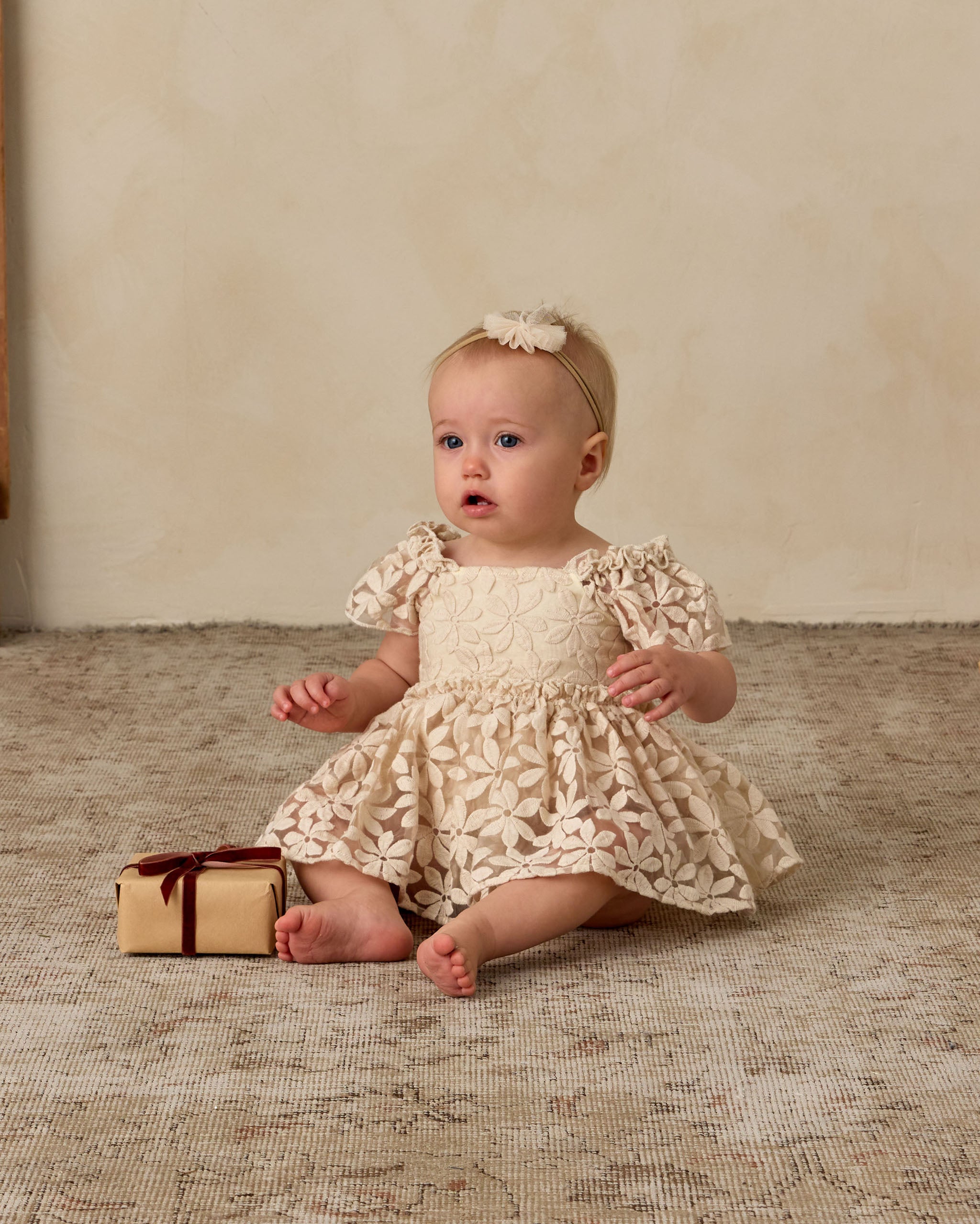 Flutter Tulle Headband | Antique - Rylee + Cru | Kids Clothes | Trendy Baby Clothes | Modern Infant Outfits |