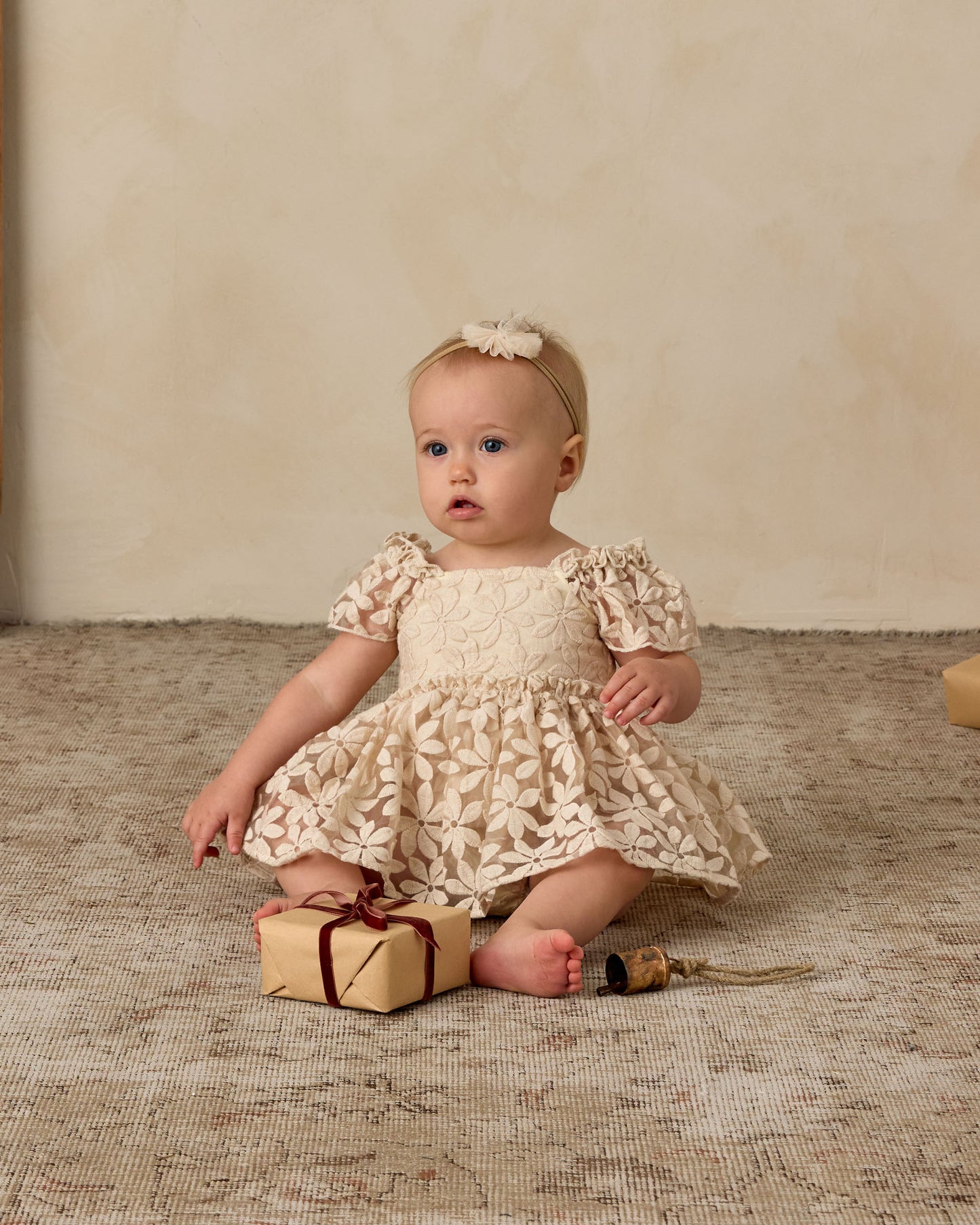 Flutter Tulle Headband | Antique - Rylee + Cru | Kids Clothes | Trendy Baby Clothes | Modern Infant Outfits |