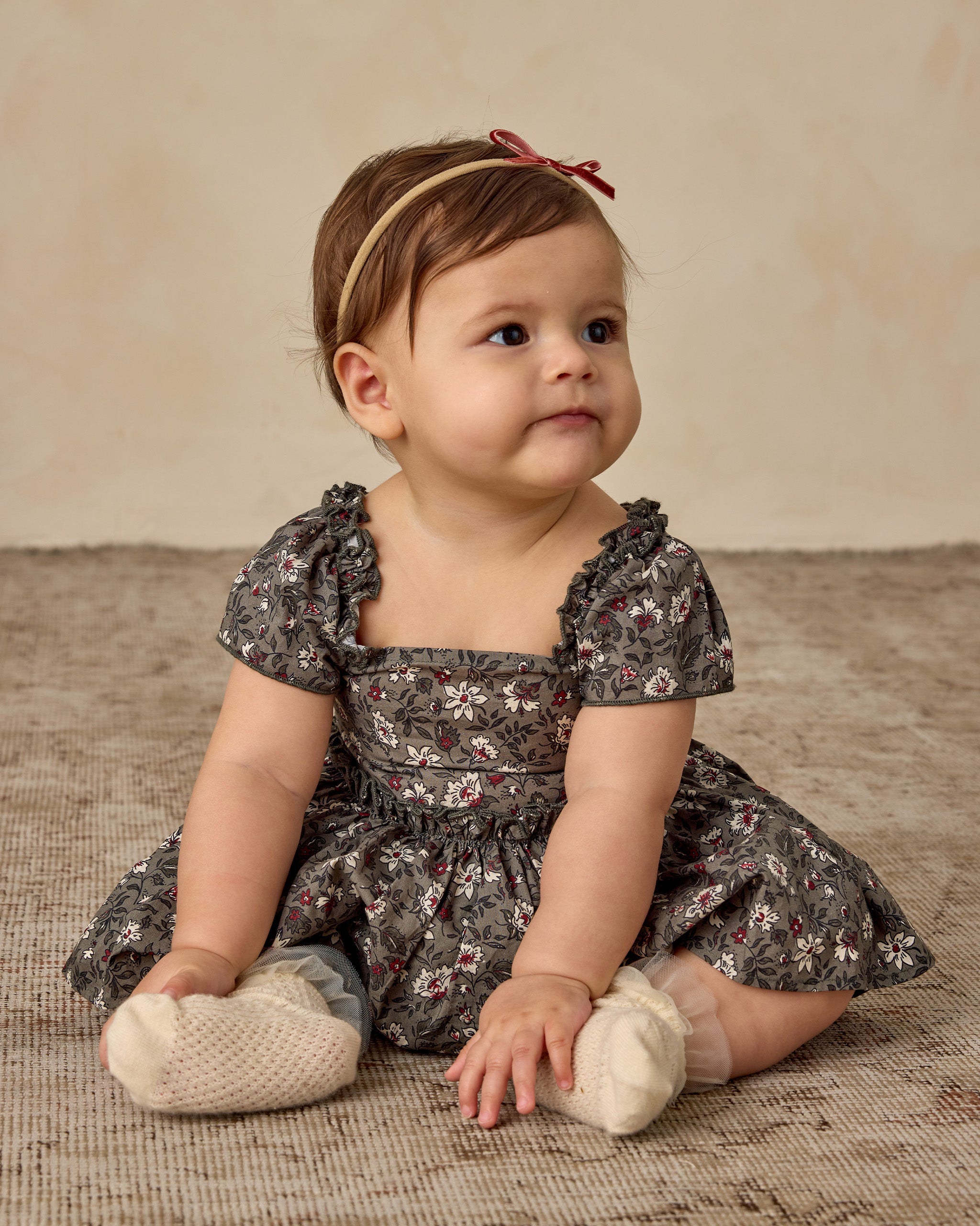 Baby Bow Headbands || Ruby, Pine - Rylee + Cru | Kids Clothes | Trendy Baby Clothes | Modern Infant Outfits |