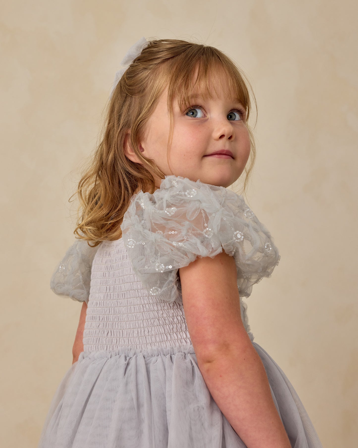 Dorothy Dress | Cloud - Rylee + Cru | Kids Clothes | Trendy Baby Clothes | Modern Infant Outfits |