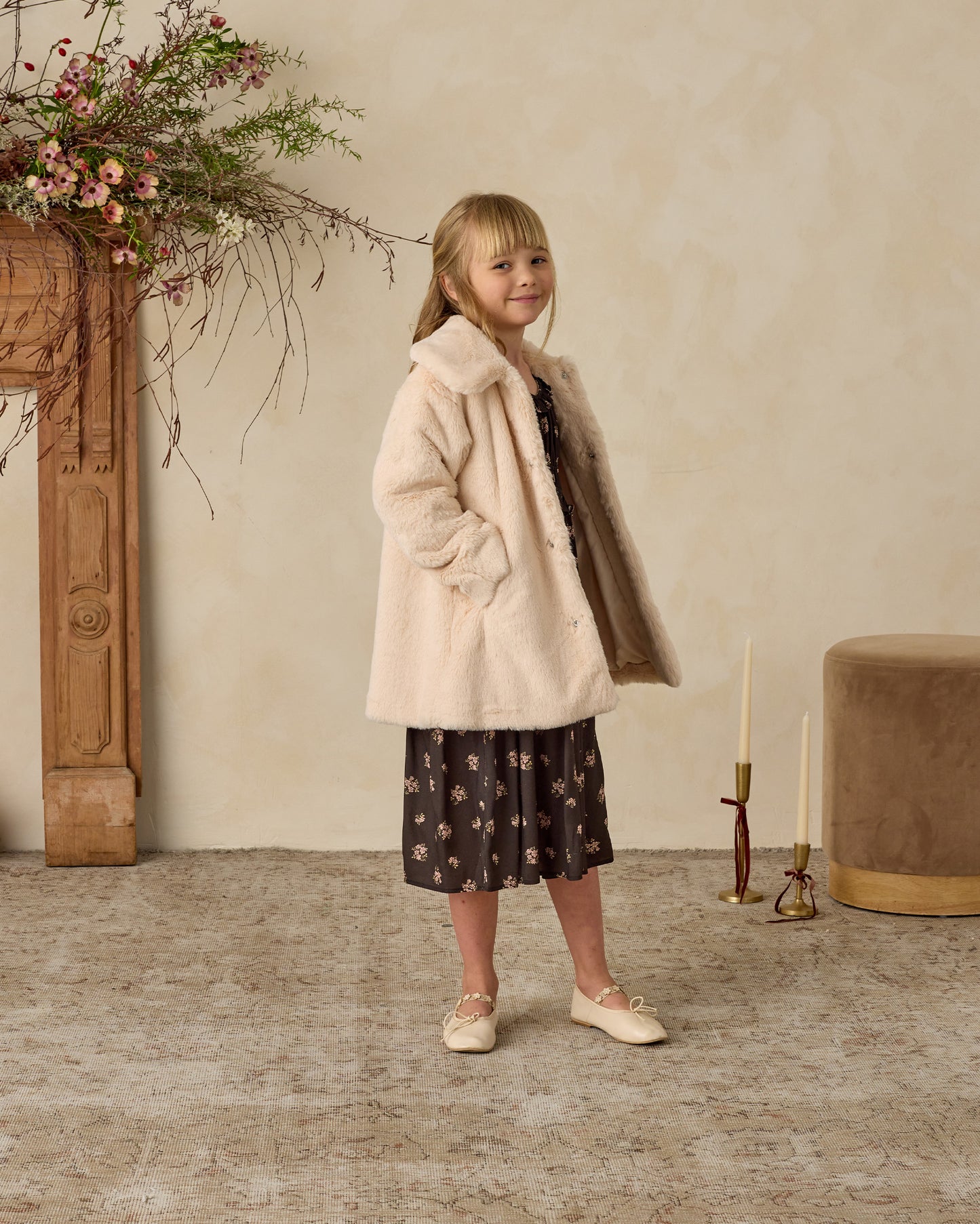 Eloise Coat | Antique - Rylee + Cru | Kids Clothes | Trendy Baby Clothes | Modern Infant Outfits |