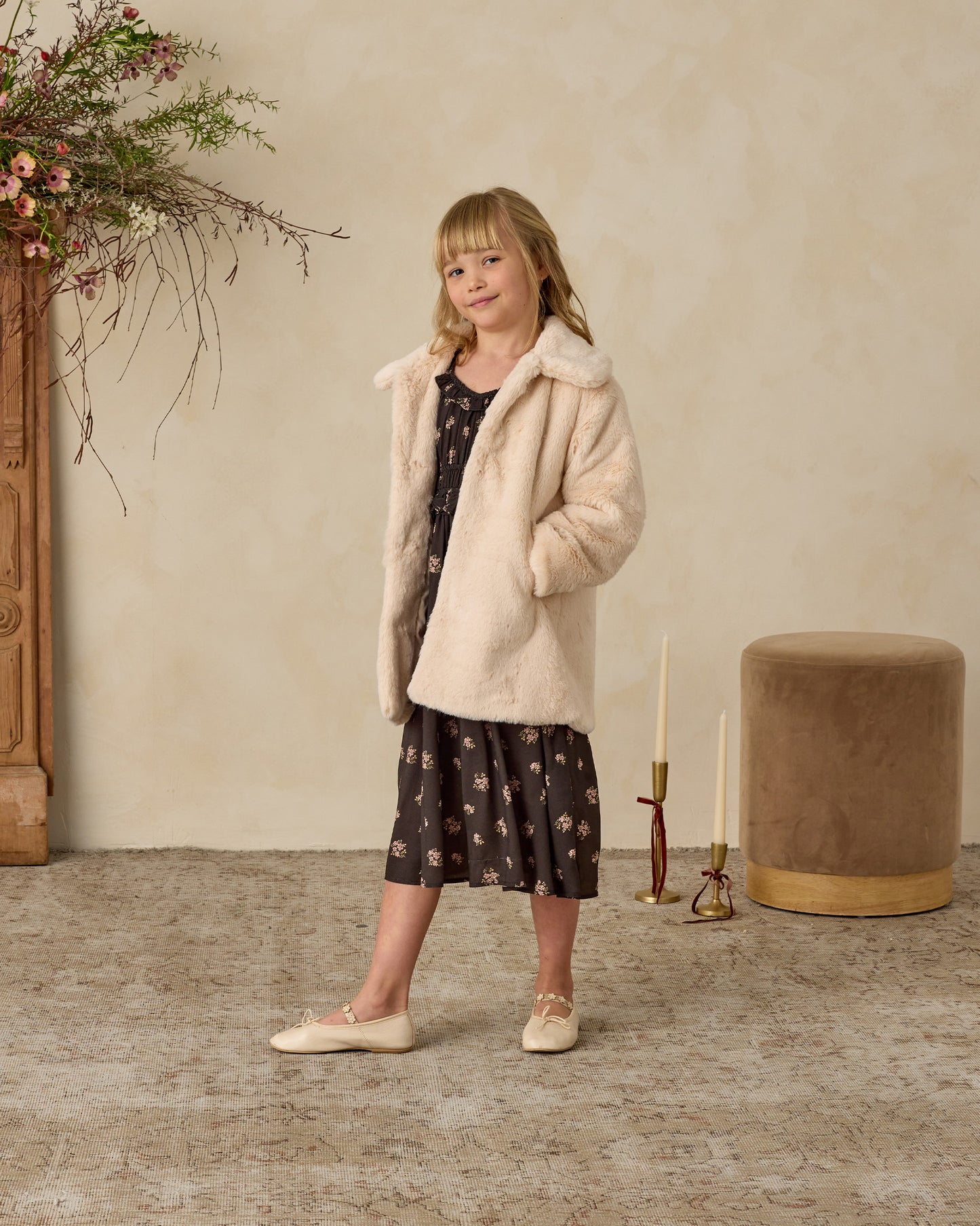 Eloise Coat | Antique - Rylee + Cru | Kids Clothes | Trendy Baby Clothes | Modern Infant Outfits |