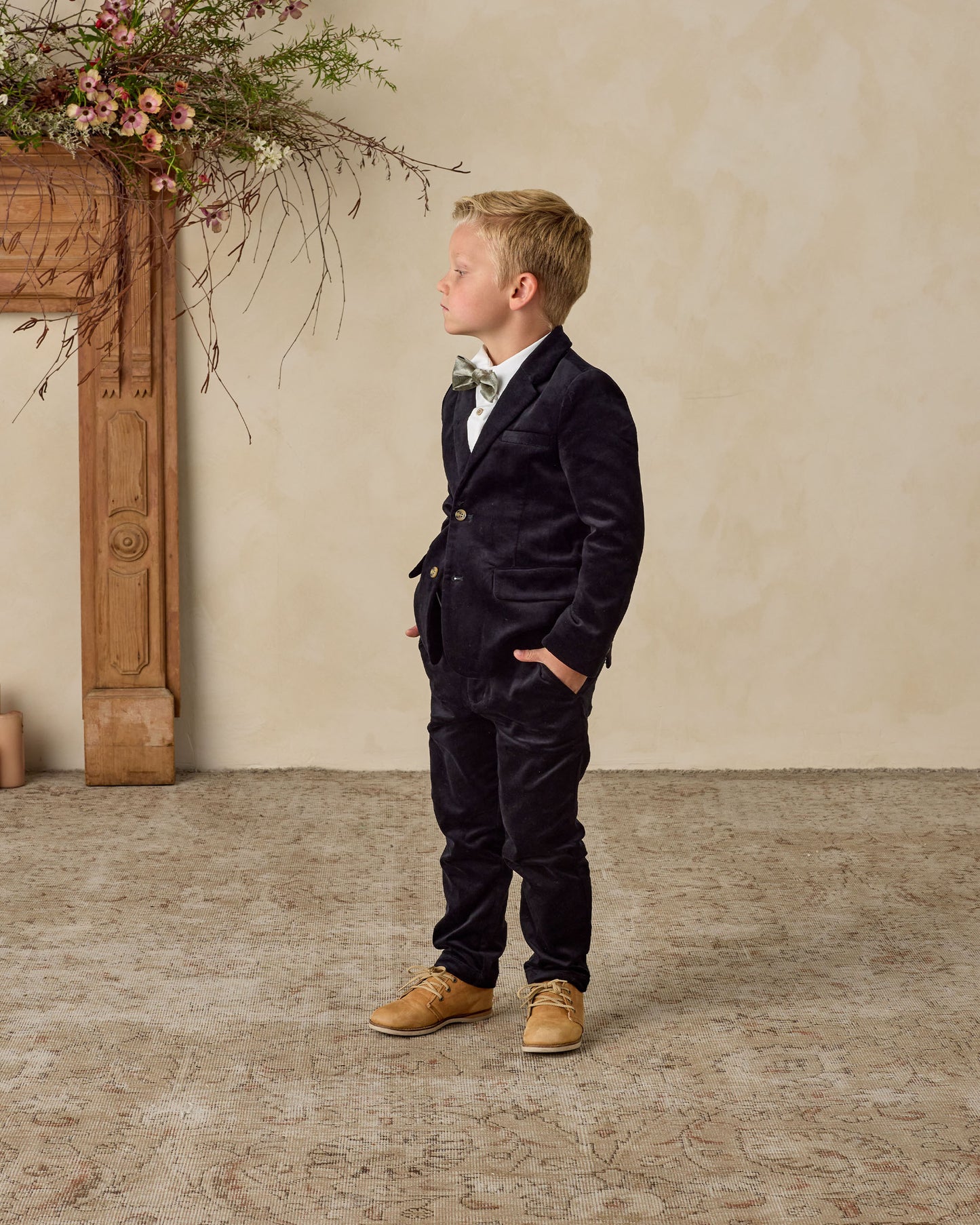 Bow Tie | Pine - Rylee + Cru | Kids Clothes | Trendy Baby Clothes | Modern Infant Outfits |