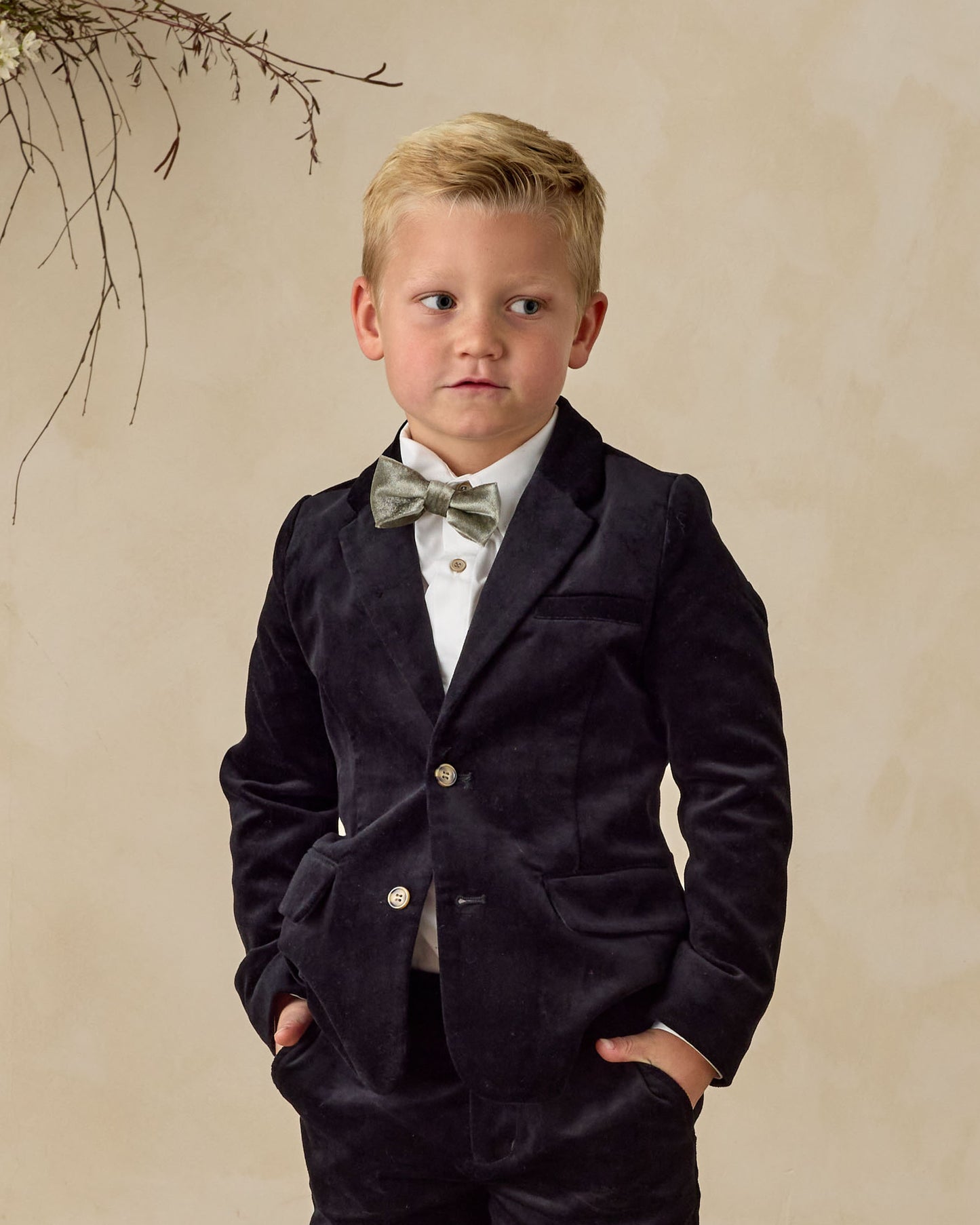 Bow Tie | Pine - Rylee + Cru | Kids Clothes | Trendy Baby Clothes | Modern Infant Outfits |