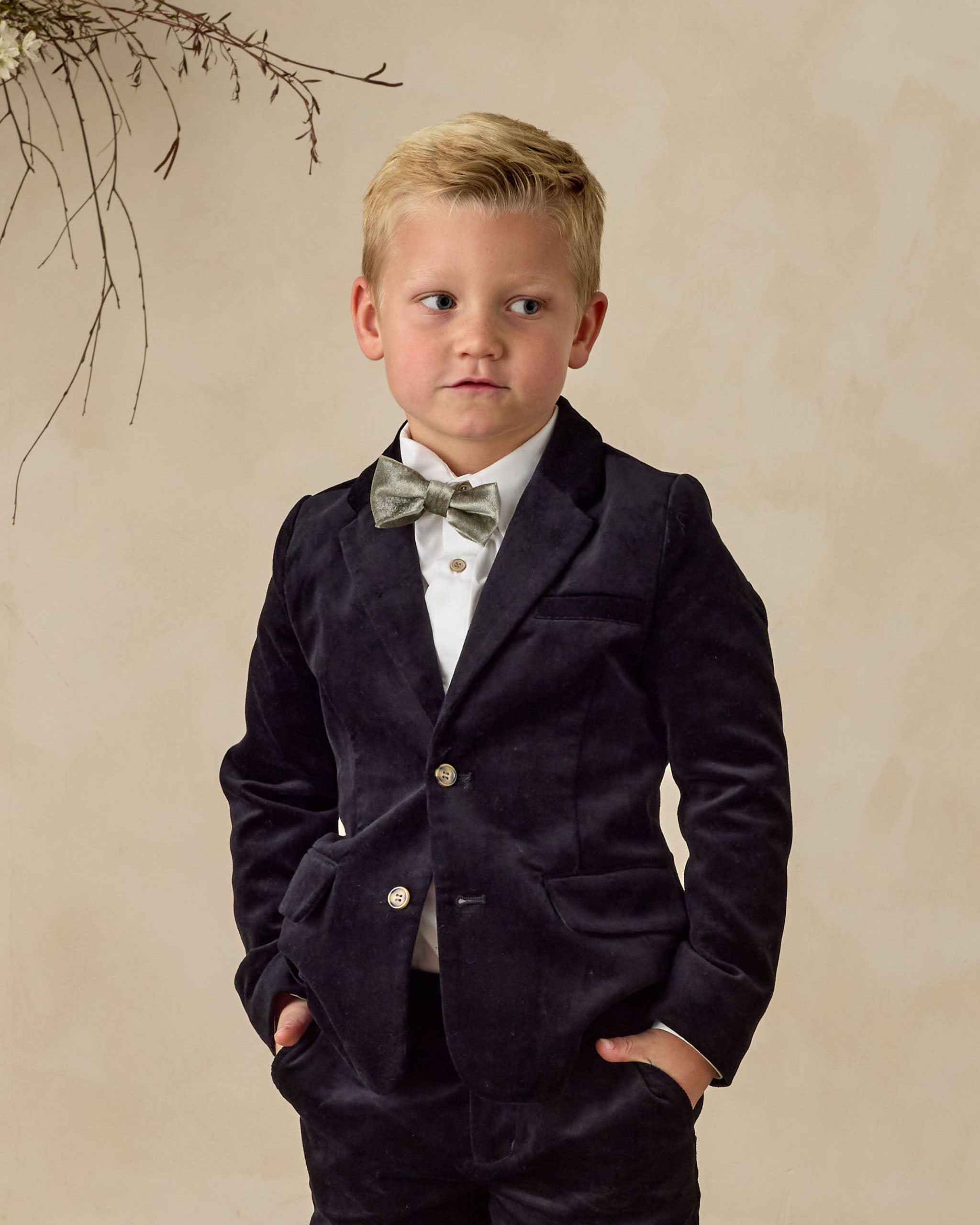 Bow Tie | Pine - Rylee + Cru | Kids Clothes | Trendy Baby Clothes | Modern Infant Outfits |