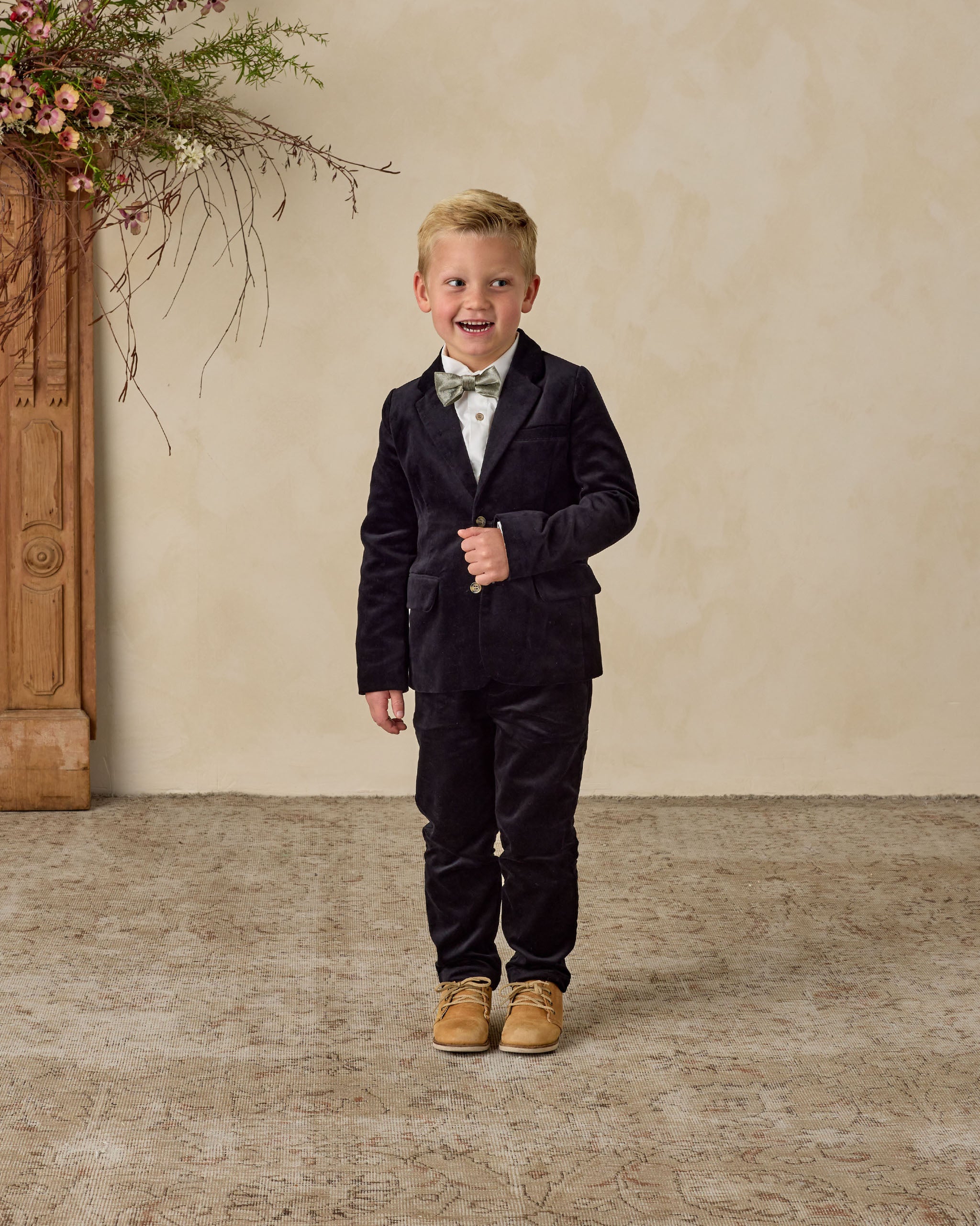 Bow Tie | Pine - Rylee + Cru | Kids Clothes | Trendy Baby Clothes | Modern Infant Outfits |