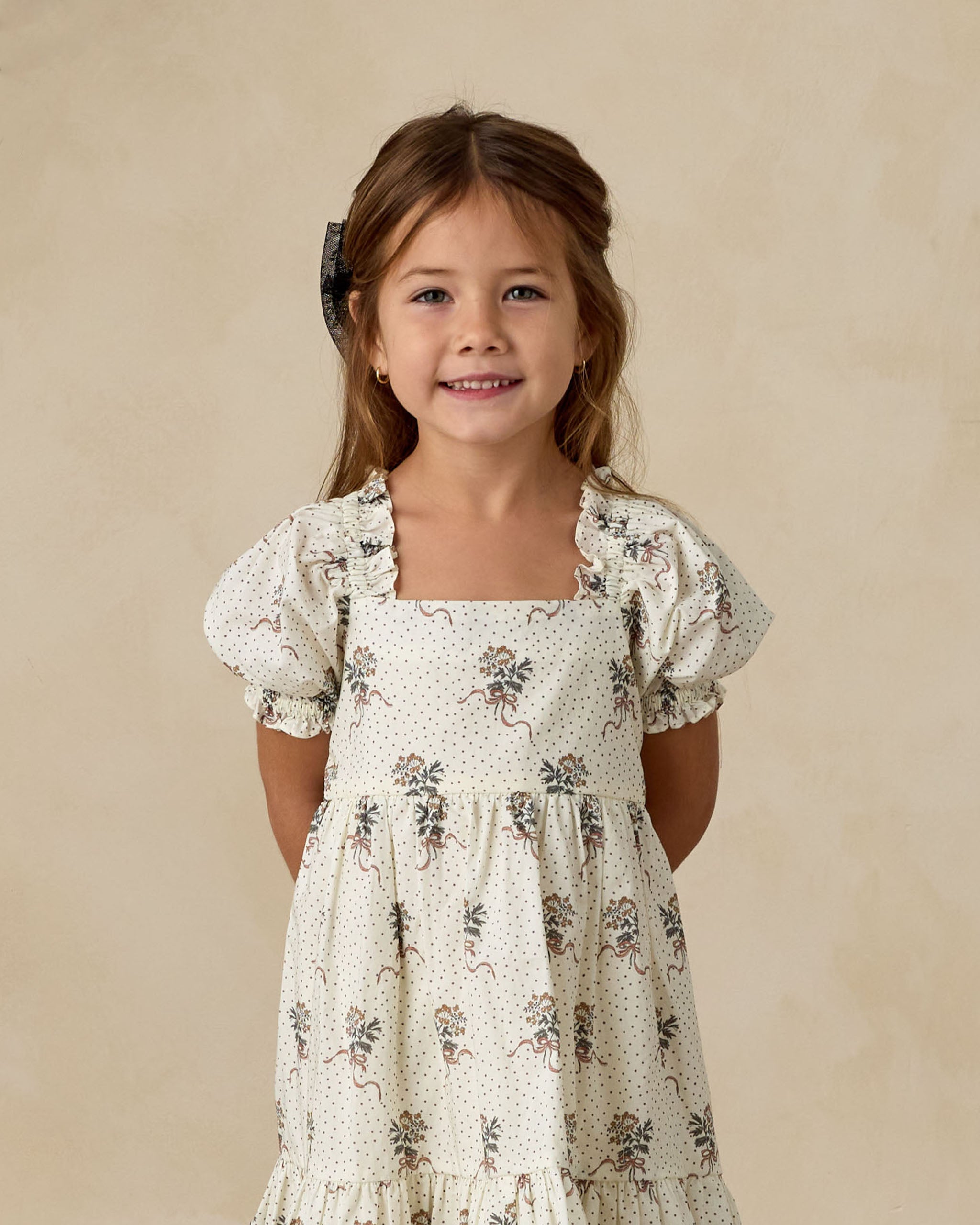 Louella Dress | Vintage Marigold - Rylee + Cru | Kids Clothes | Trendy Baby Clothes | Modern Infant Outfits |