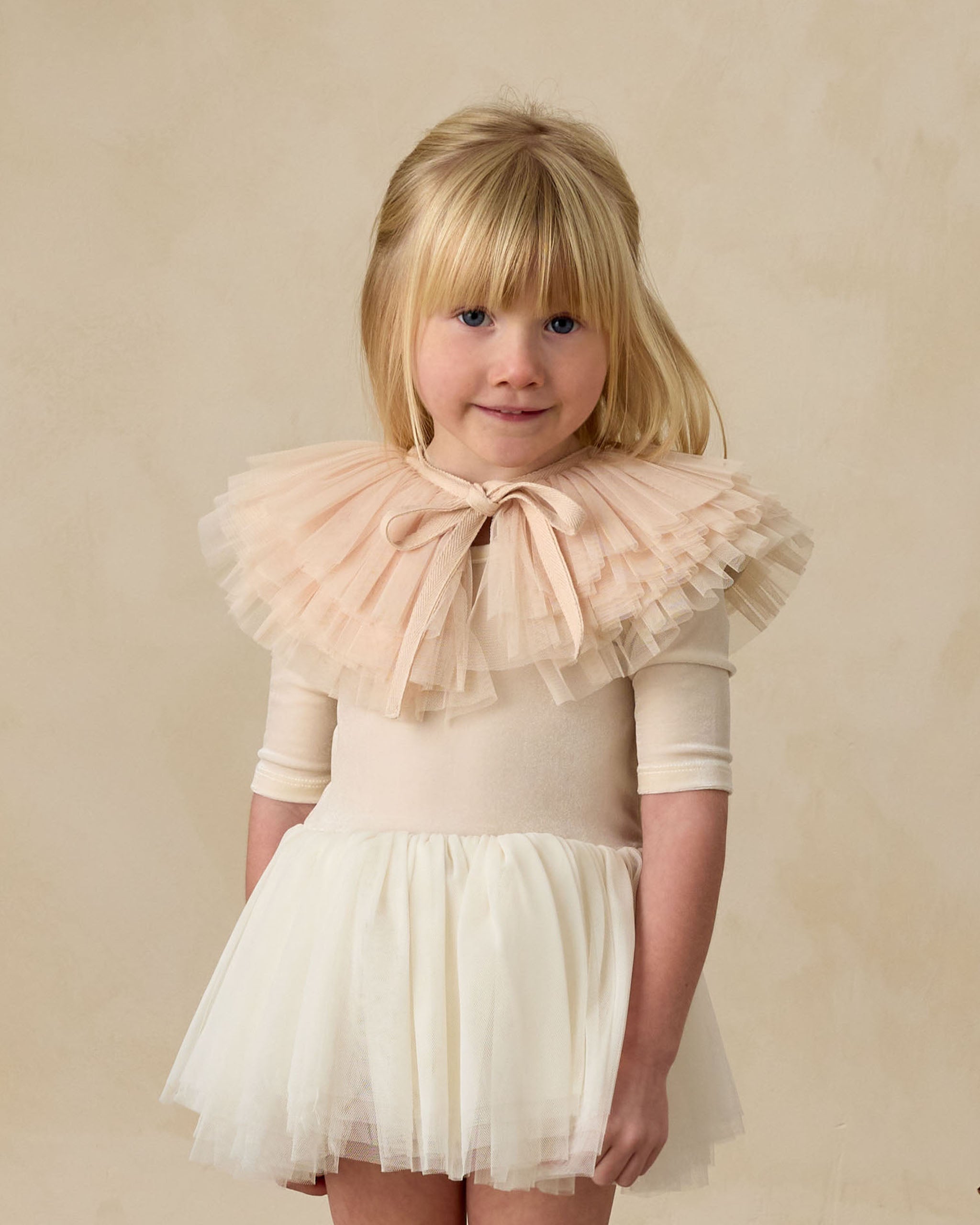 Ruffle Tulle Collar | Antique - Rylee + Cru | Kids Clothes | Trendy Baby Clothes | Modern Infant Outfits |
