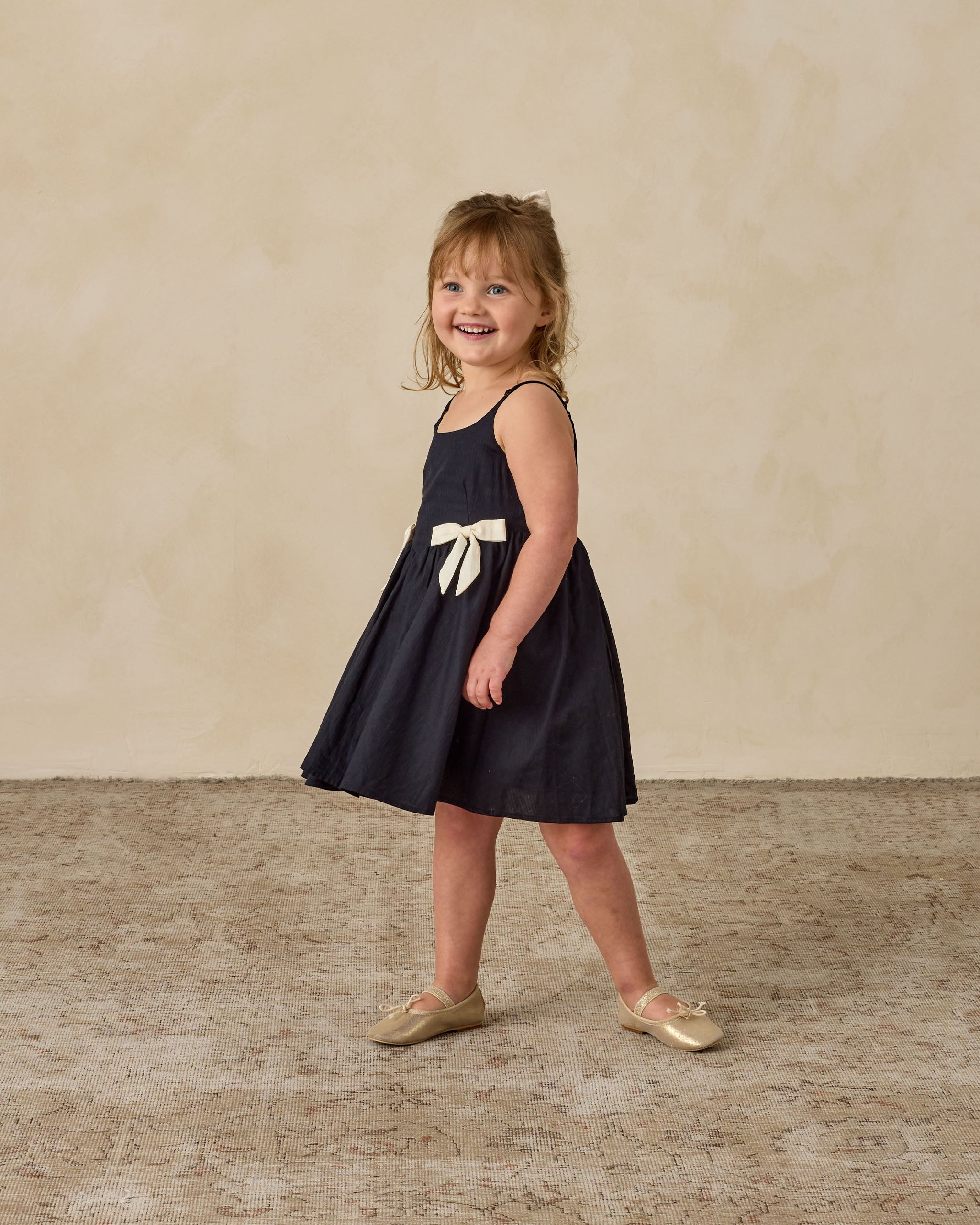Betsy Dress | Black - Rylee + Cru | Kids Clothes | Trendy Baby Clothes | Modern Infant Outfits |