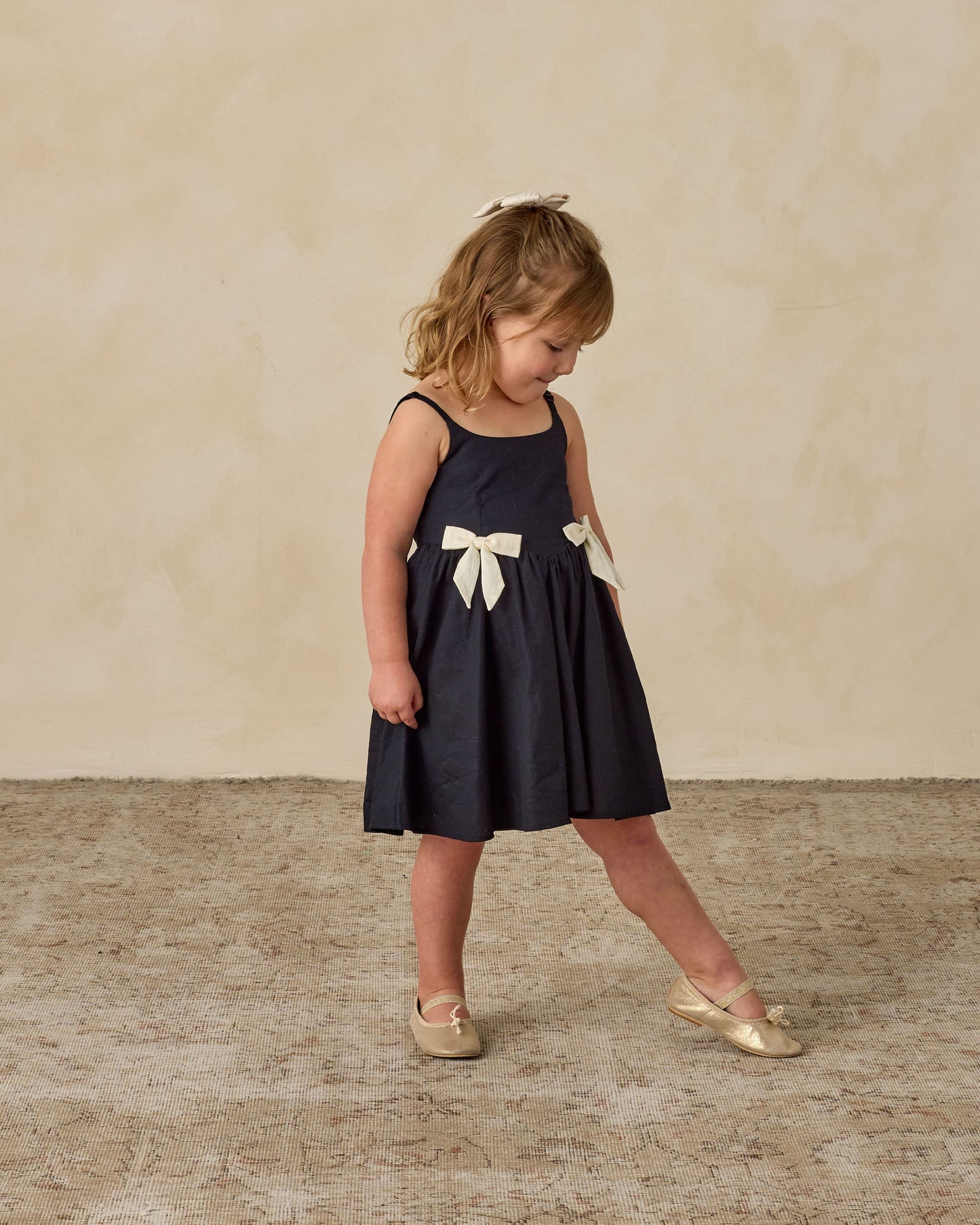 Norah Bow | Ivory - Rylee + Cru | Kids Clothes | Trendy Baby Clothes | Modern Infant Outfits |
