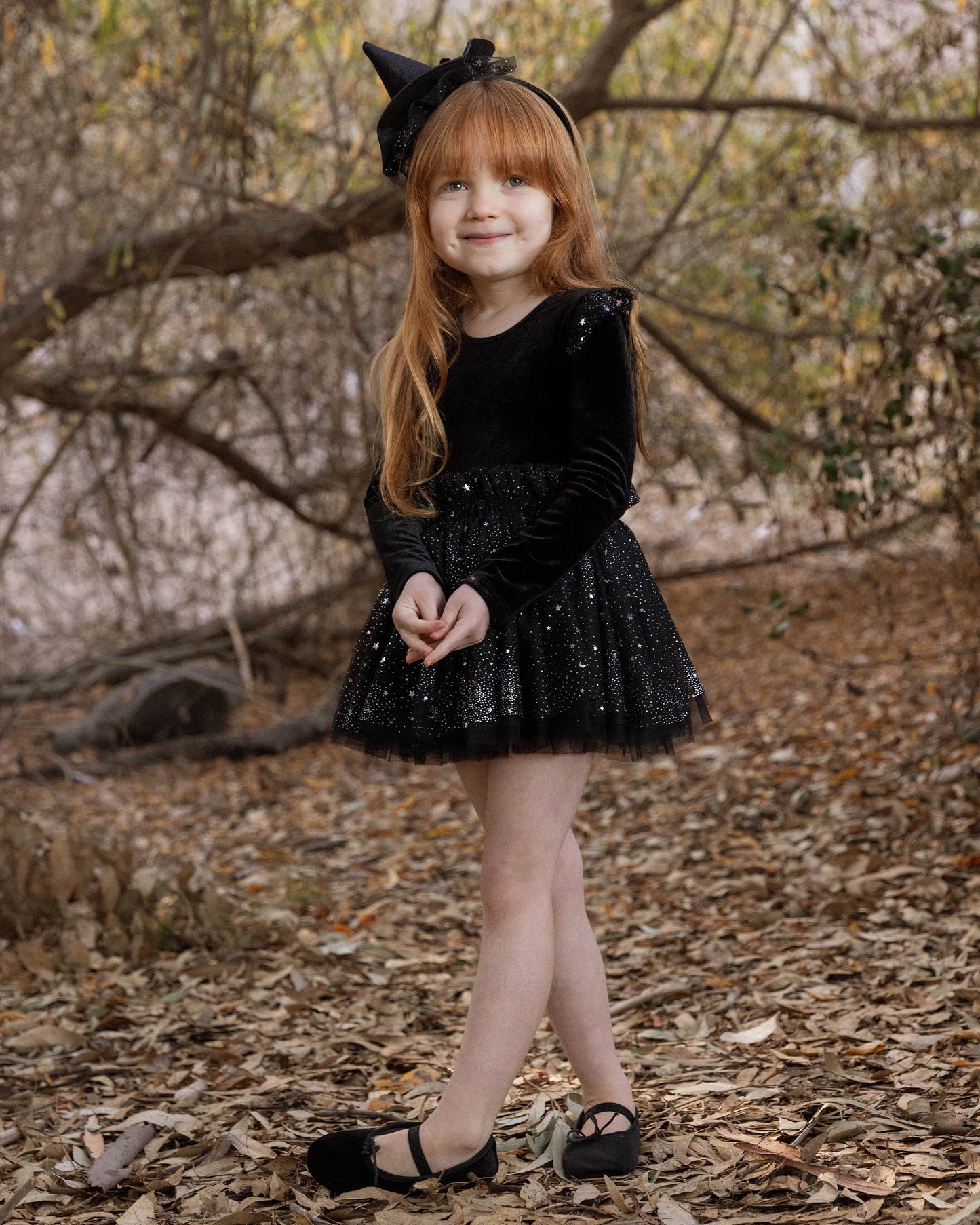 Witch Hat Headband | Black - Rylee + Cru | Kids Clothes | Trendy Baby Clothes | Modern Infant Outfits |
