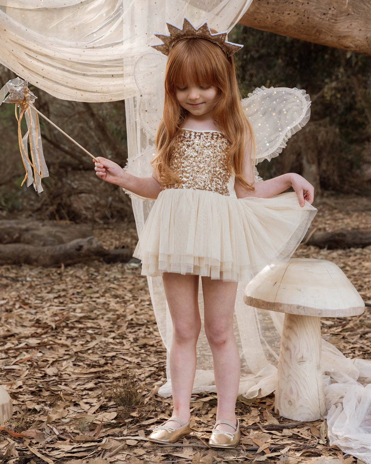 Wings | Champagne Stars - Rylee + Cru | Kids Clothes | Trendy Baby Clothes | Modern Infant Outfits |
