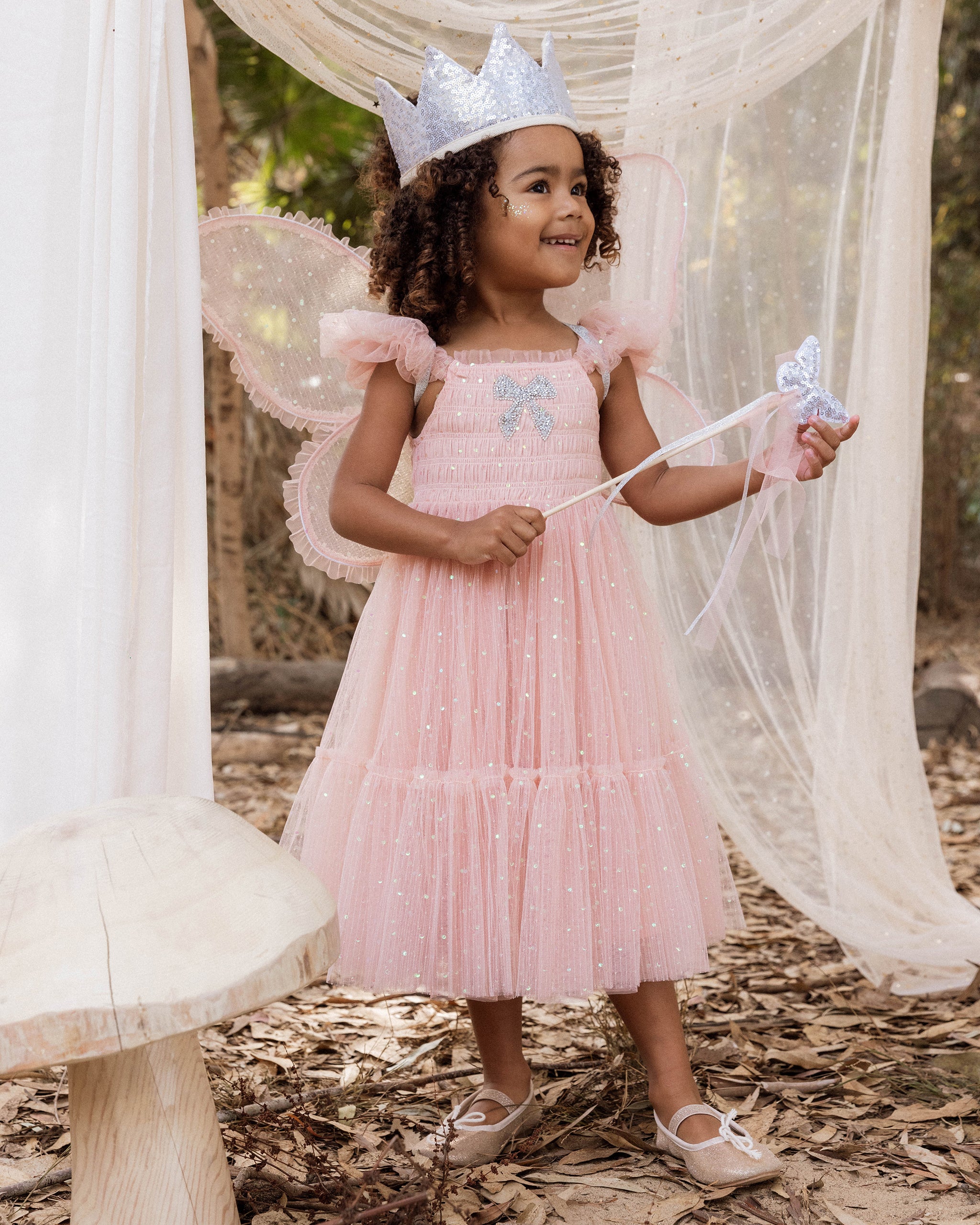 Clara Dress | Rose - Rylee + Cru | Kids Clothes | Trendy Baby Clothes | Modern Infant Outfits |
