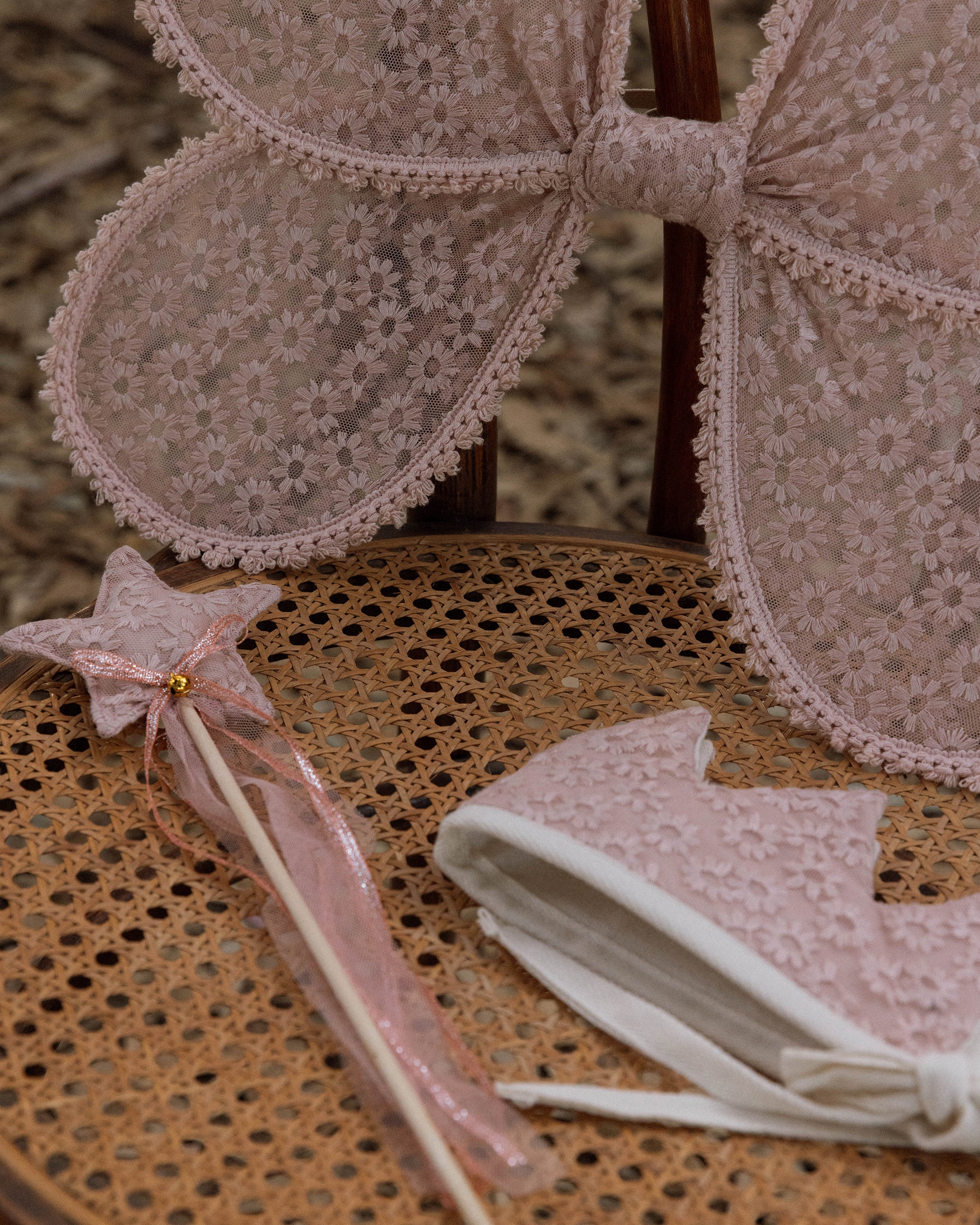 Wings | Rose Embroidered Daisy - Rylee + Cru | Kids Clothes | Trendy Baby Clothes | Modern Infant Outfits |