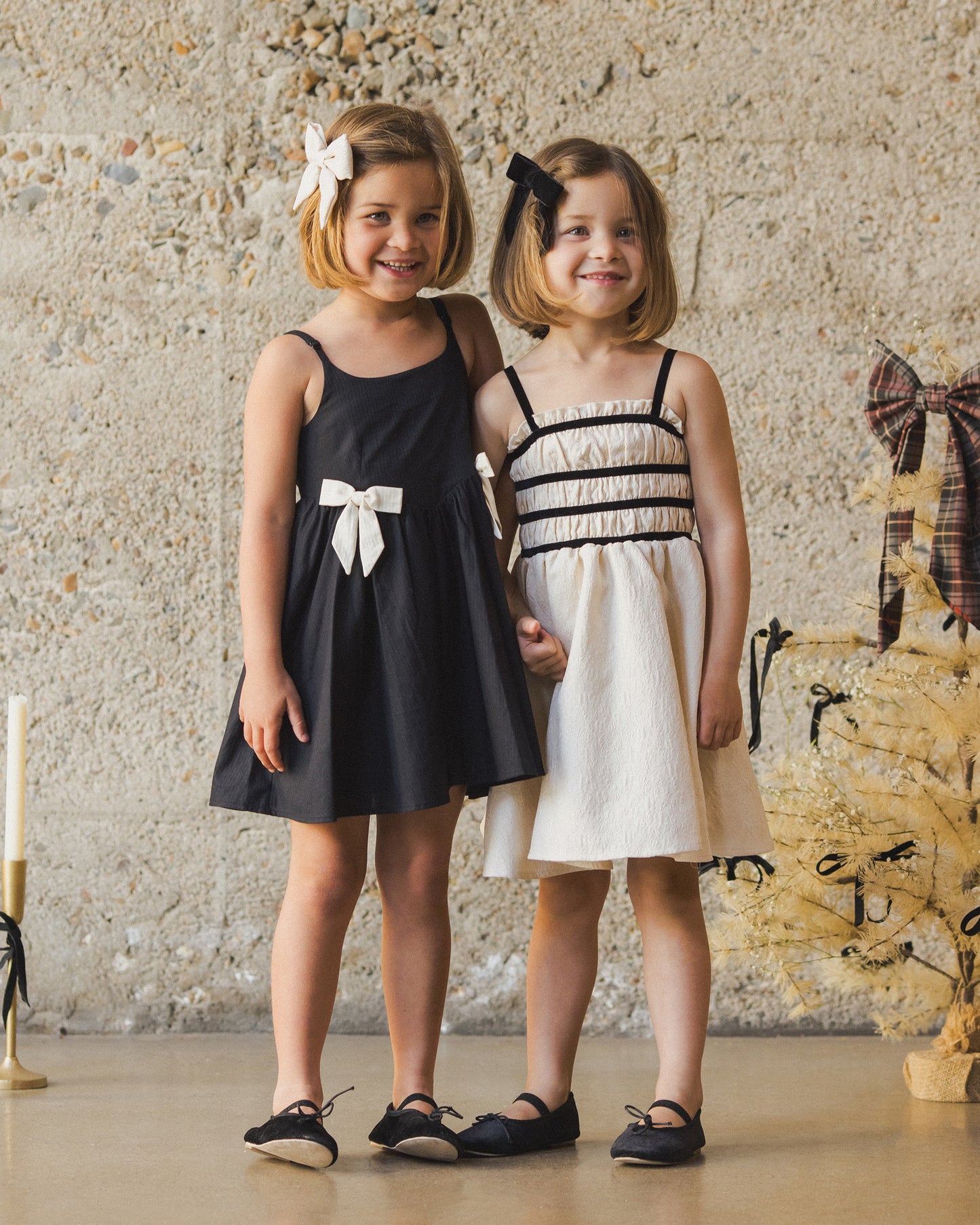 Betsy Dress | Black - Rylee + Cru | Kids Clothes | Trendy Baby Clothes | Modern Infant Outfits |