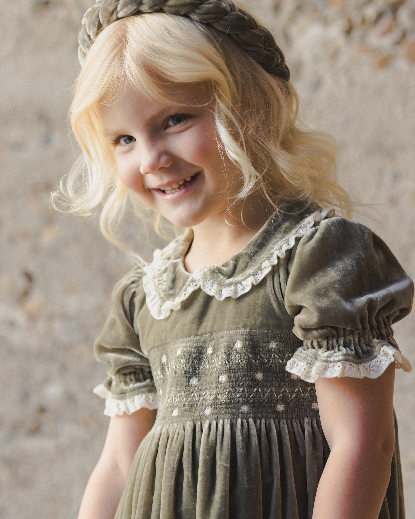 Elizabeth Dress | Pine - Rylee + Cru | Kids Clothes | Trendy Baby Clothes | Modern Infant Outfits |