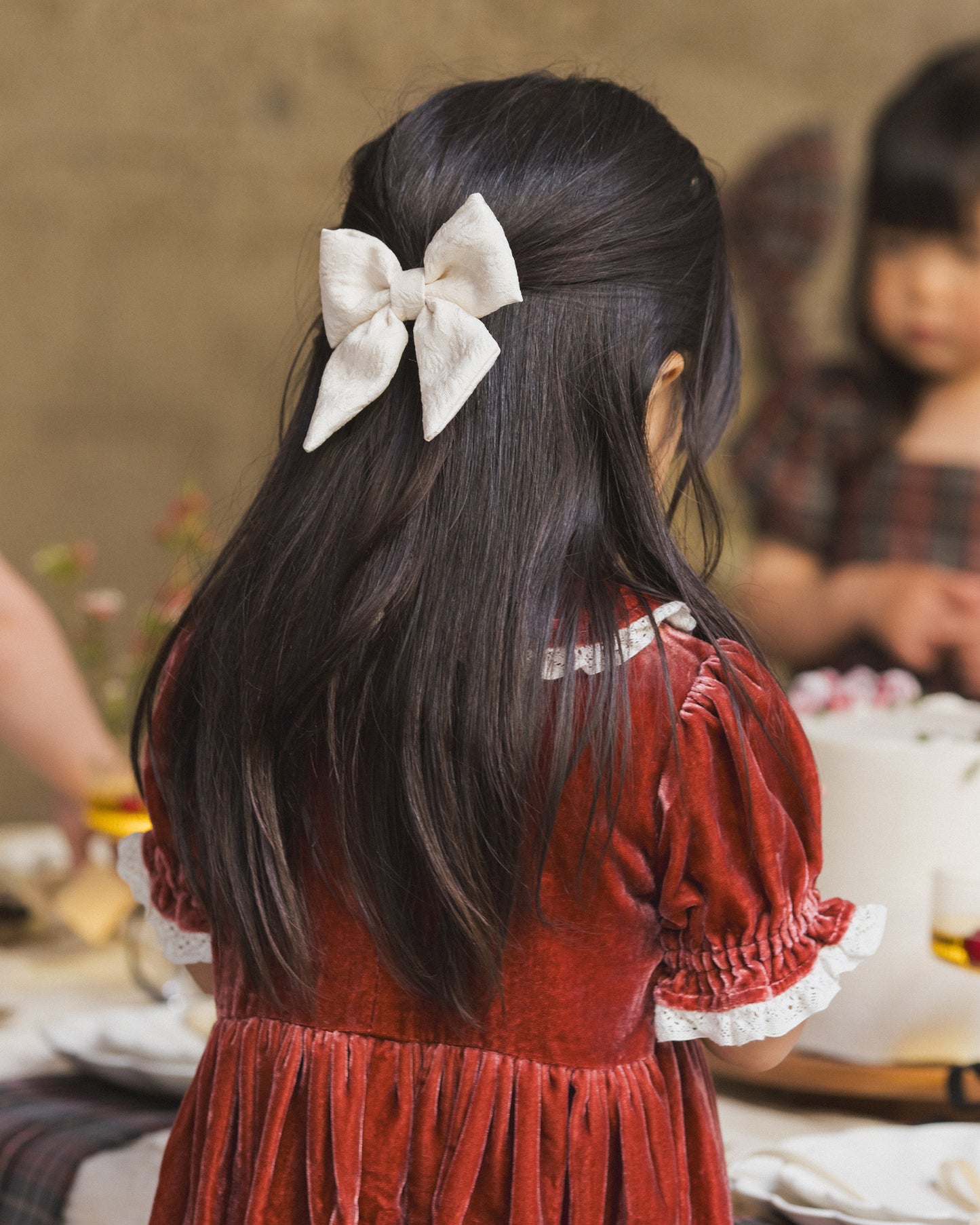 Norah Bow | Ivory - Rylee + Cru | Kids Clothes | Trendy Baby Clothes | Modern Infant Outfits |