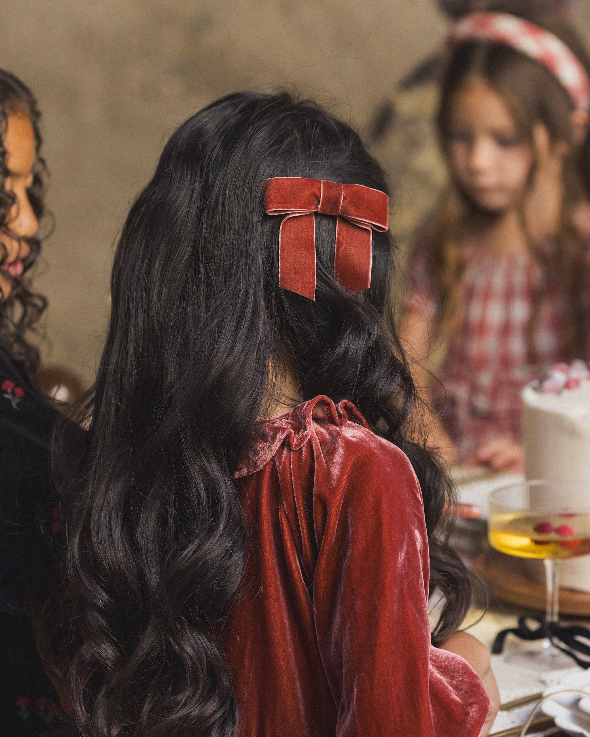 Velvet Bow | Ruby - Rylee + Cru | Kids Clothes | Trendy Baby Clothes | Modern Infant Outfits |