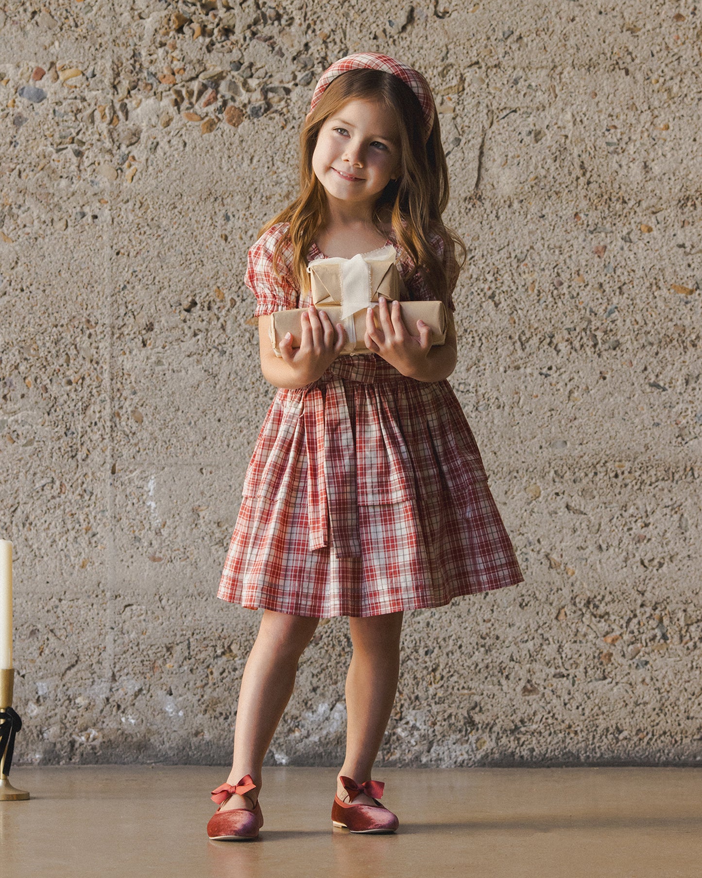 Annette Dress | Holiday Tartan - Rylee + Cru | Kids Clothes | Trendy Baby Clothes | Modern Infant Outfits |