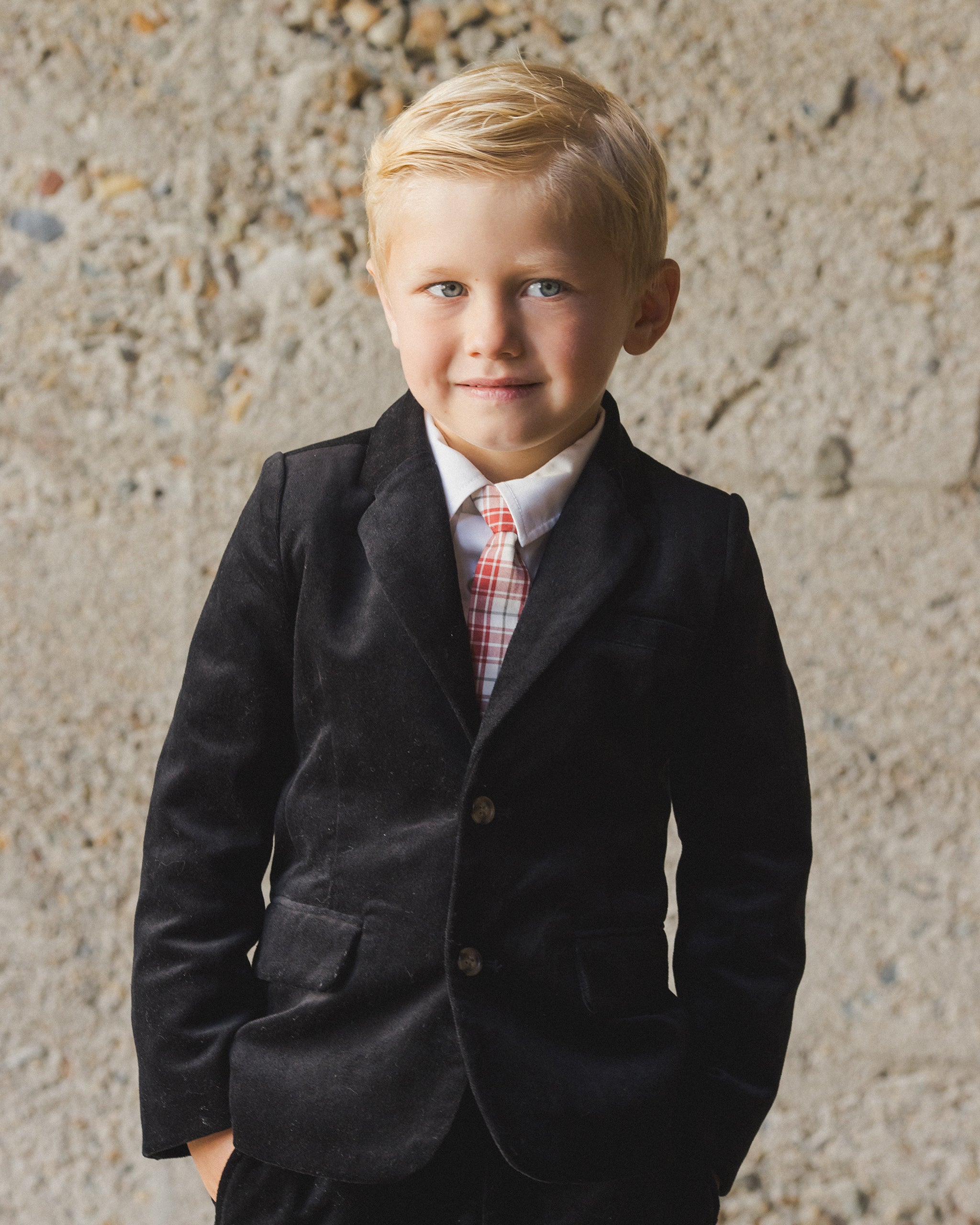 Skinny Tie | Holiday Tartan - Rylee + Cru | Kids Clothes | Trendy Baby Clothes | Modern Infant Outfits |
