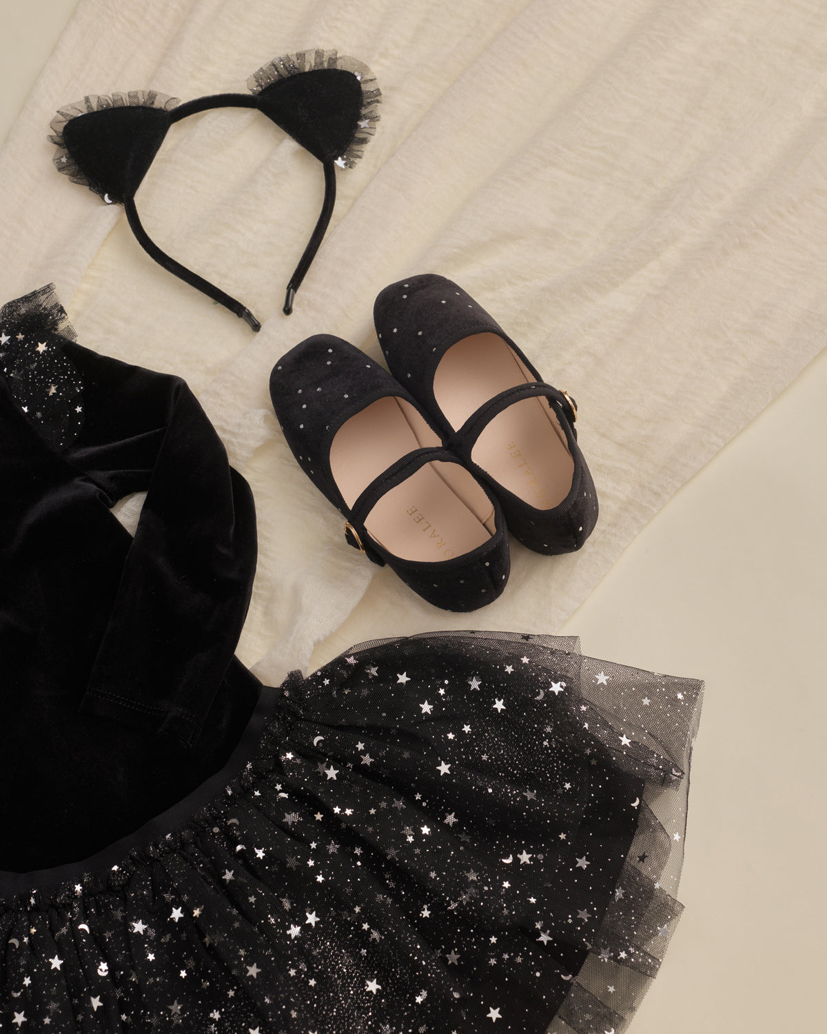 Strap Ballet Flats Black - Rylee + Cru | Kids Clothes | Trendy Baby Clothes | Modern Infant Outfits |